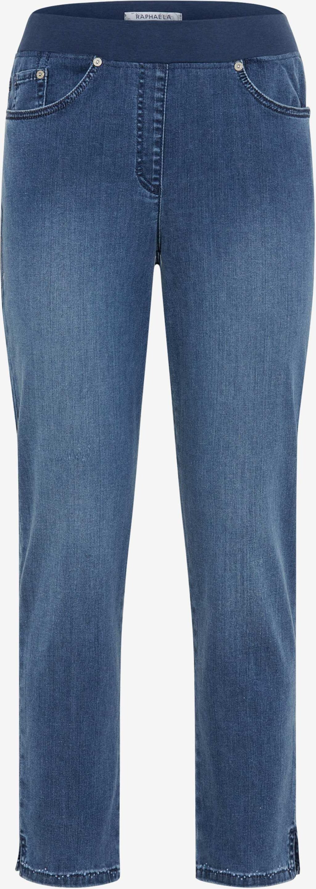 Thumbnail - Raphaela by Brax Damen Style PAMINA 6/8 STONED SLIGHTLY USED, denim blau, Gr. 36K
