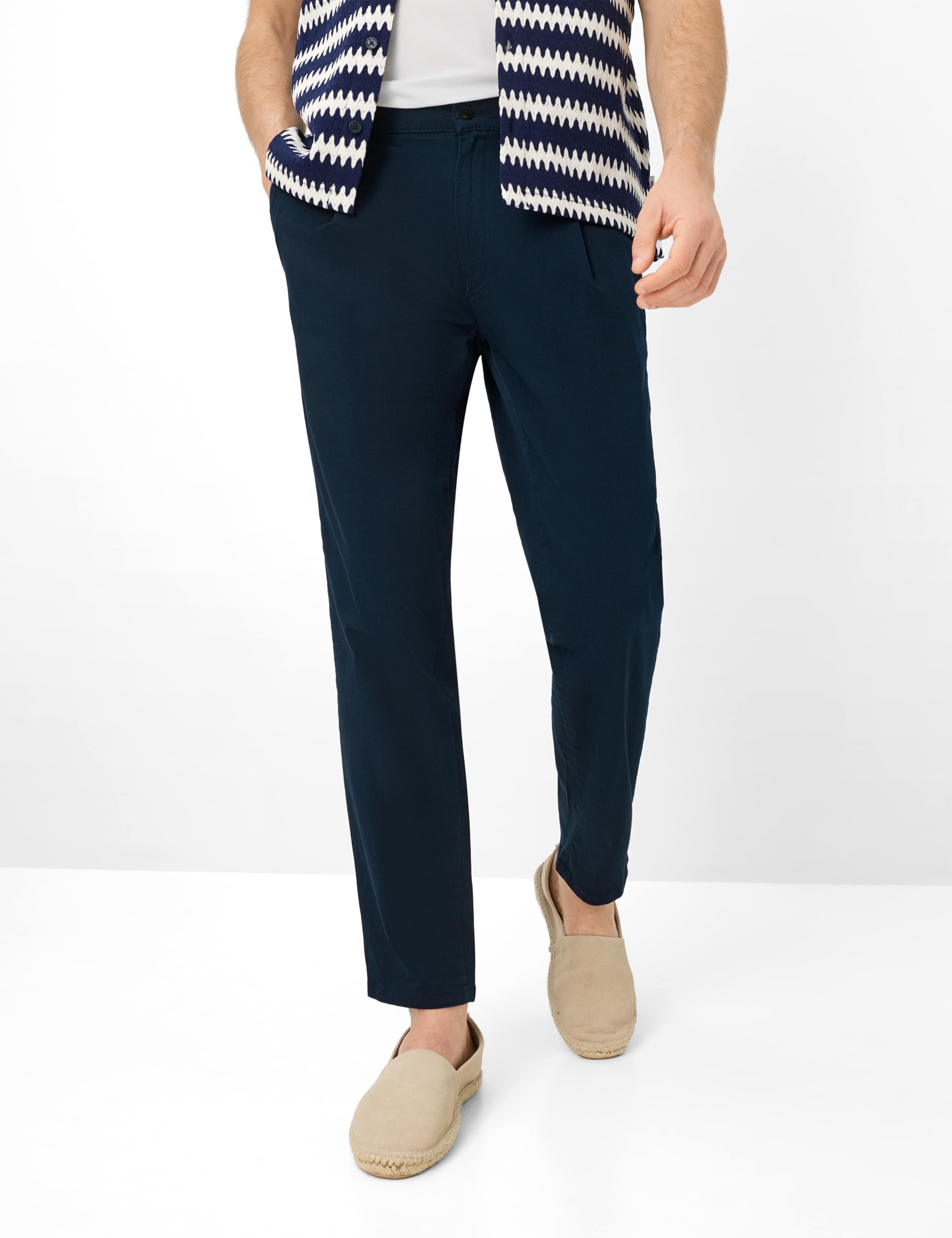 Brax Herren Chino Style TINO NAVY, dunkelblau, Gr. 38/30