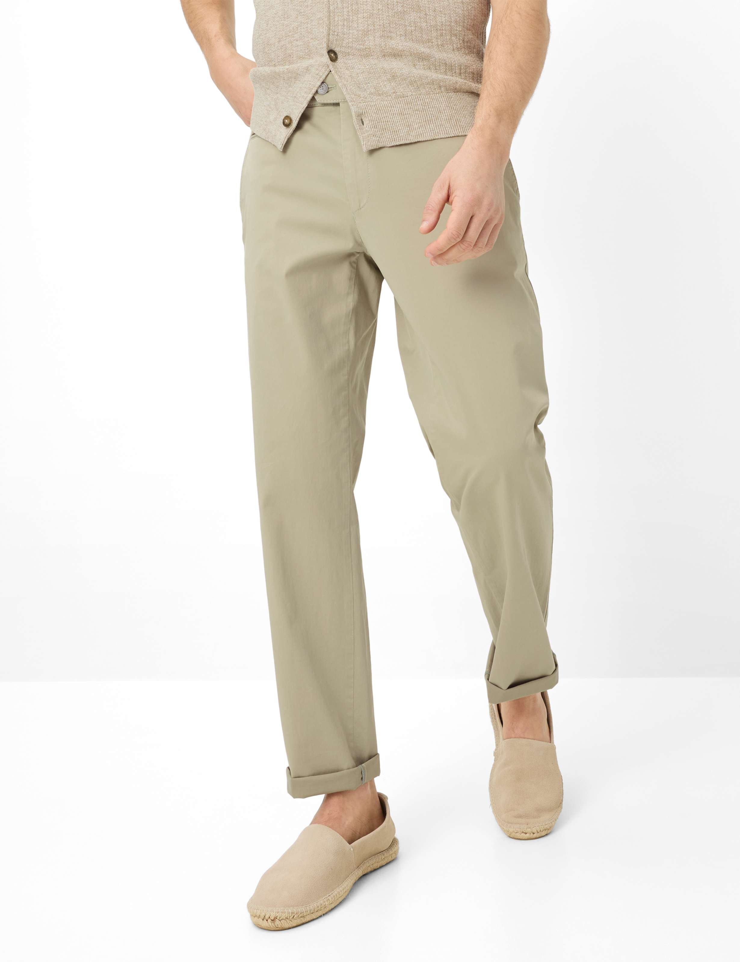 Brax Herren Hose Style EVEREST AVOCADO, hellgrün, Gr. 25