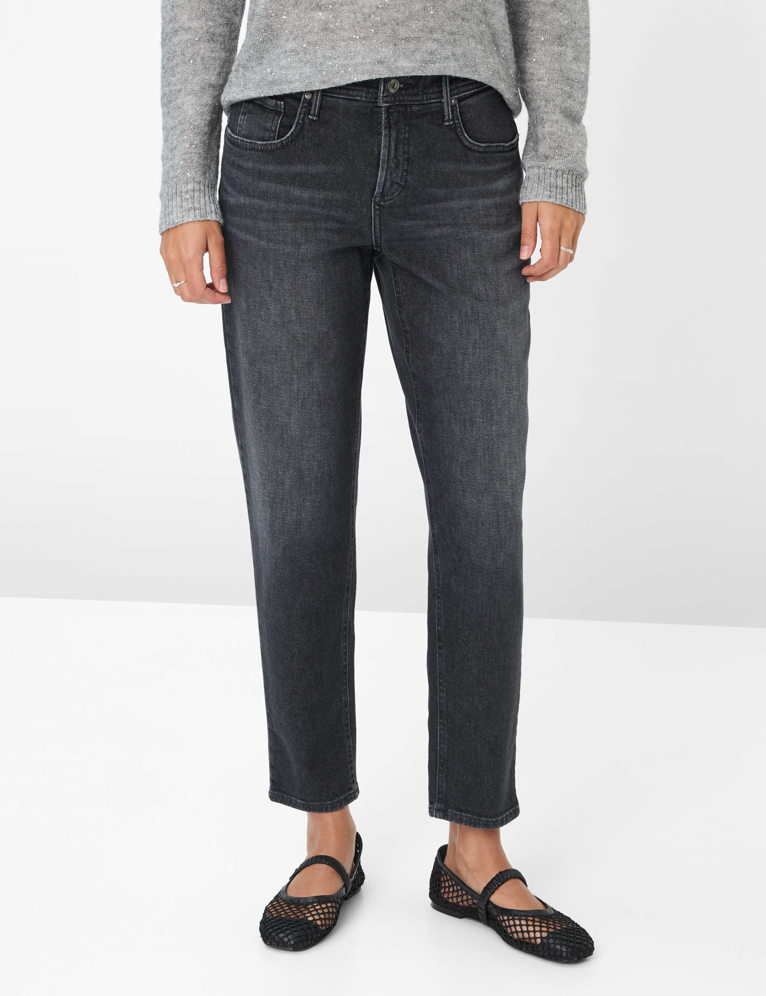 Thumbnail - Brax Damen Five-Pocket-Hose Style MILEY S USED DARK GREY, denim dunkelgrau, Gr. 42