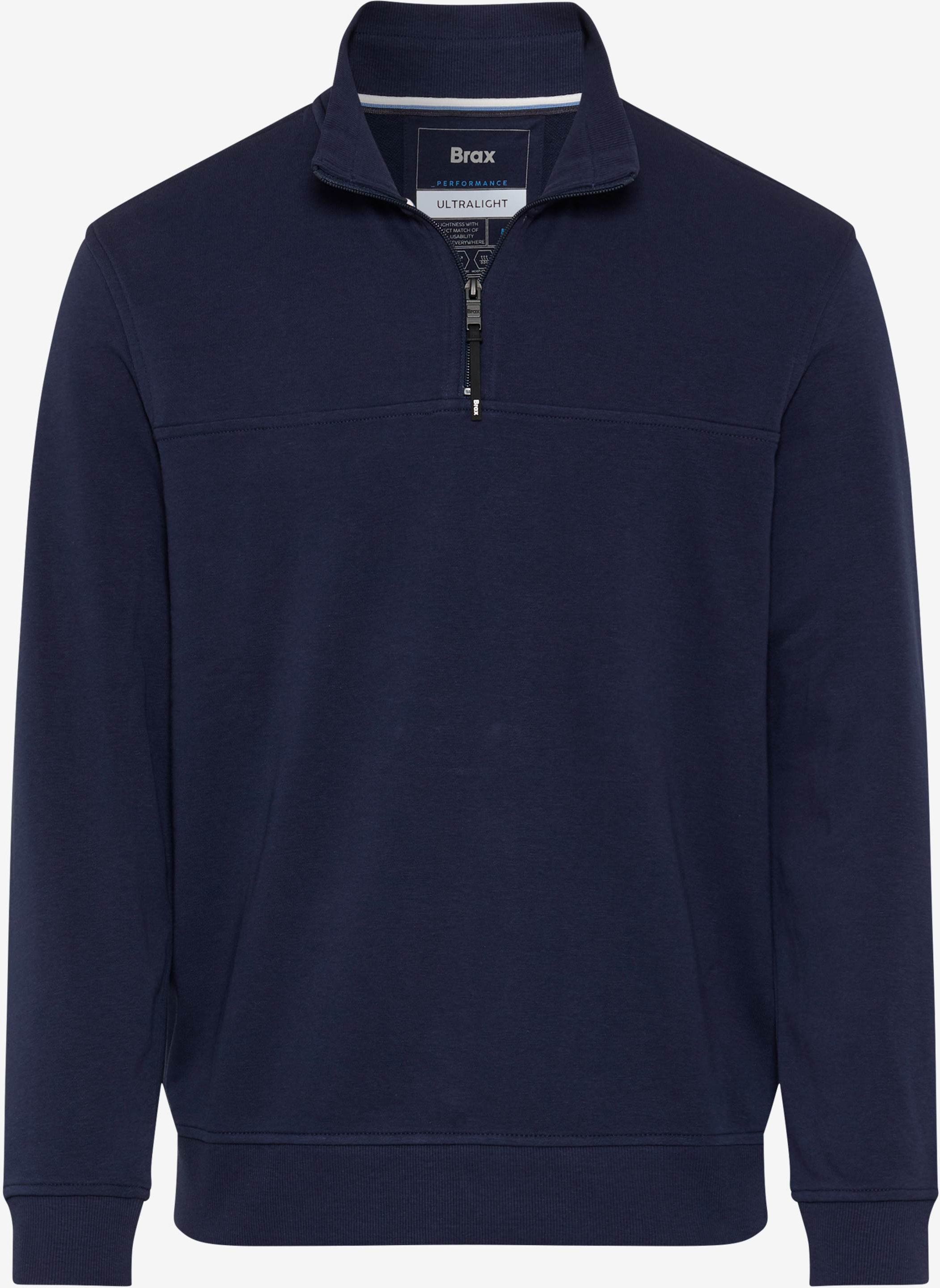 Brax Herren Sweatshirt Style SULLY marine, Blau, Gr. L