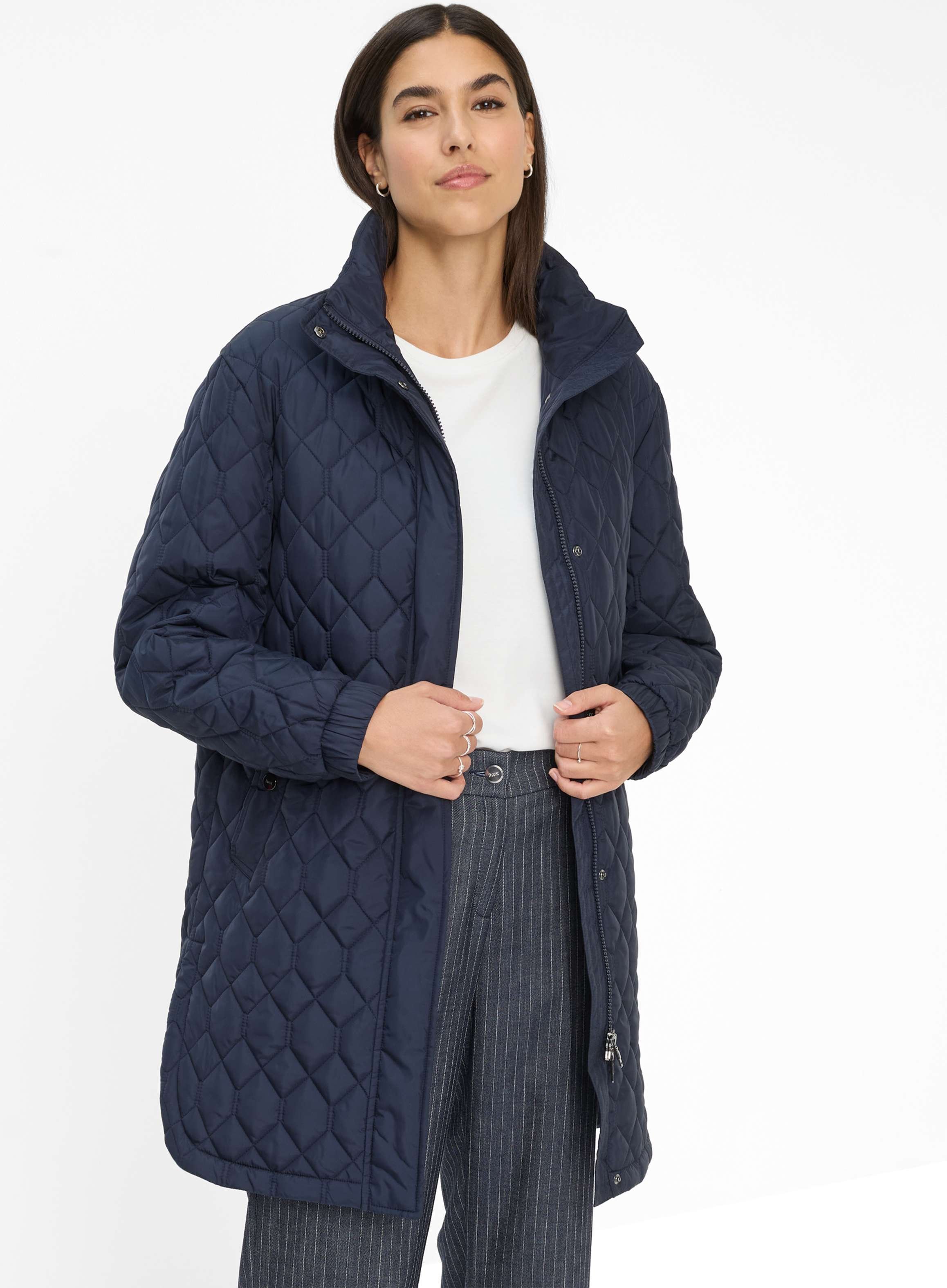 Thumbnail - Brax Damen Steppmantel Style TOKIO navy, dunkelblau, Gr. 44
