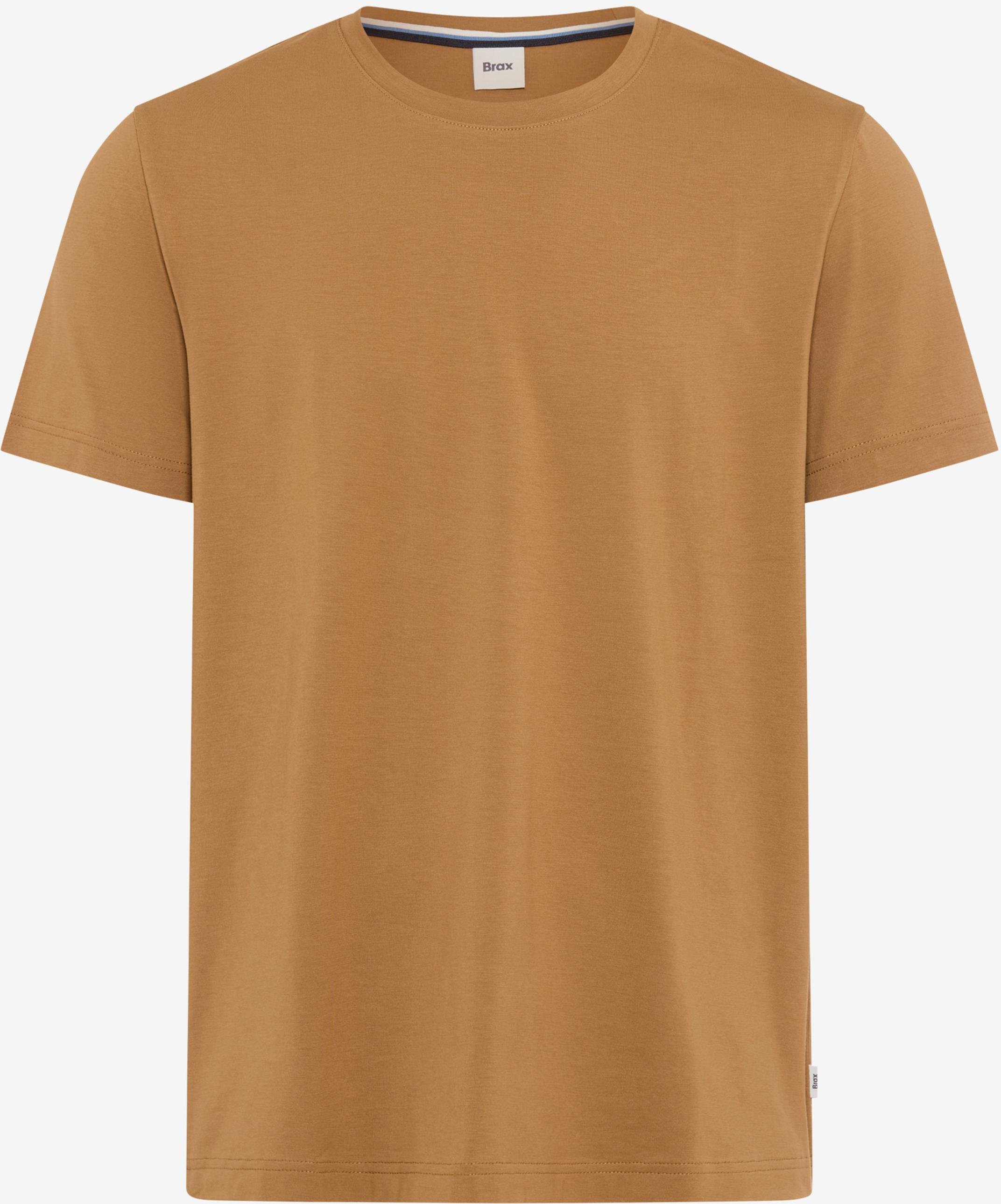 Brax Herren Shirt Style TED peanut, braun, Gr. 6XL