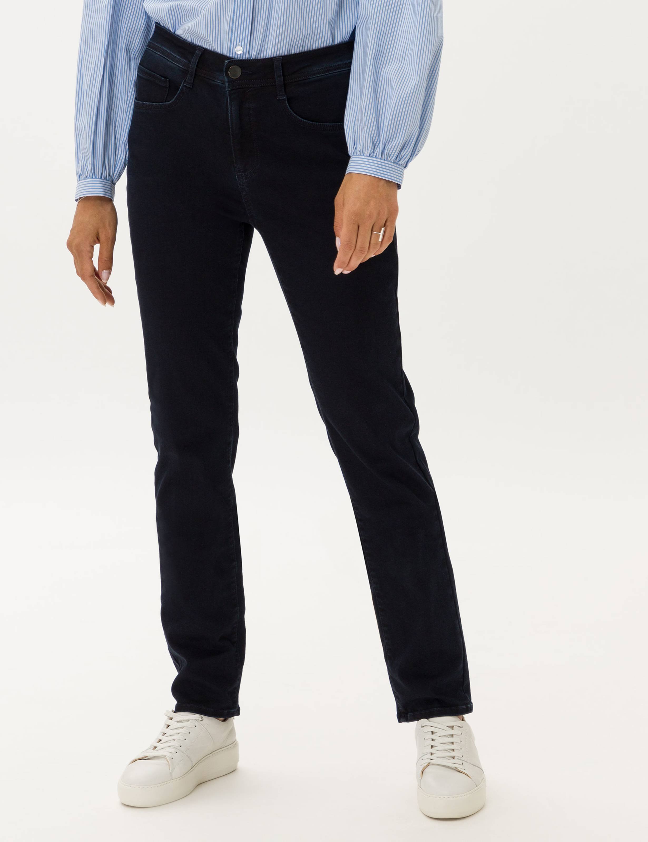 Brax Damen Five-Pocket-Hose Style MARY CLEAN DARK BLUE, denim dunkelblau, Gr. 48