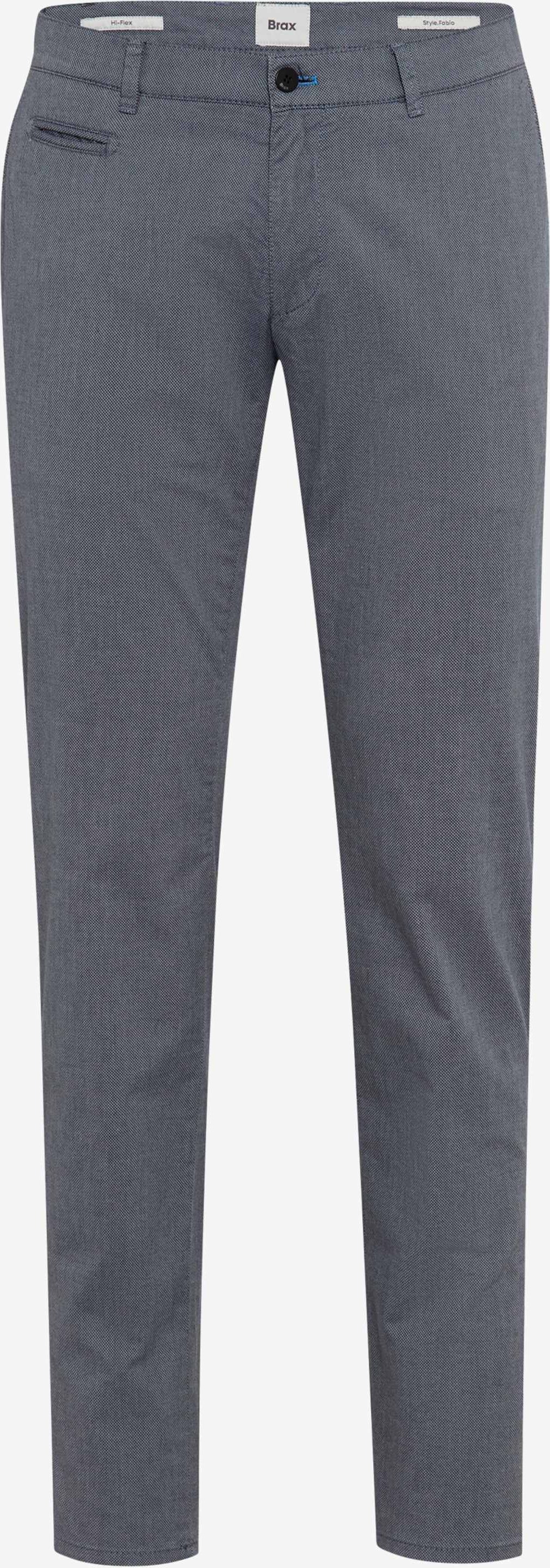 Brax Herren Chino Style FABIO IN MONOCHROME, Blau, Gr. 33/34