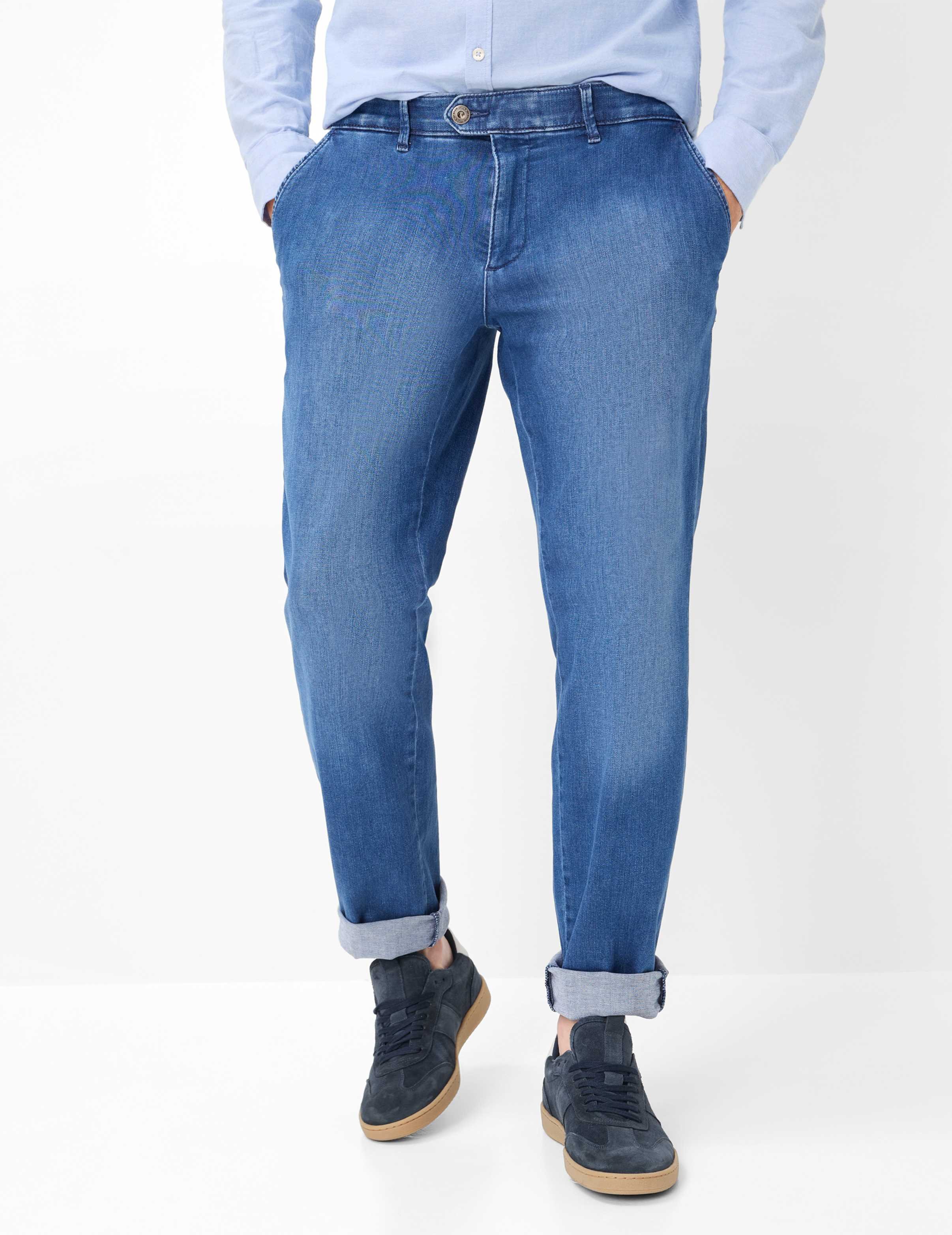 Eurex by Brax Herren Flatfrontjeans Style JIM BLUE STONE, denim blau, Gr. 30U