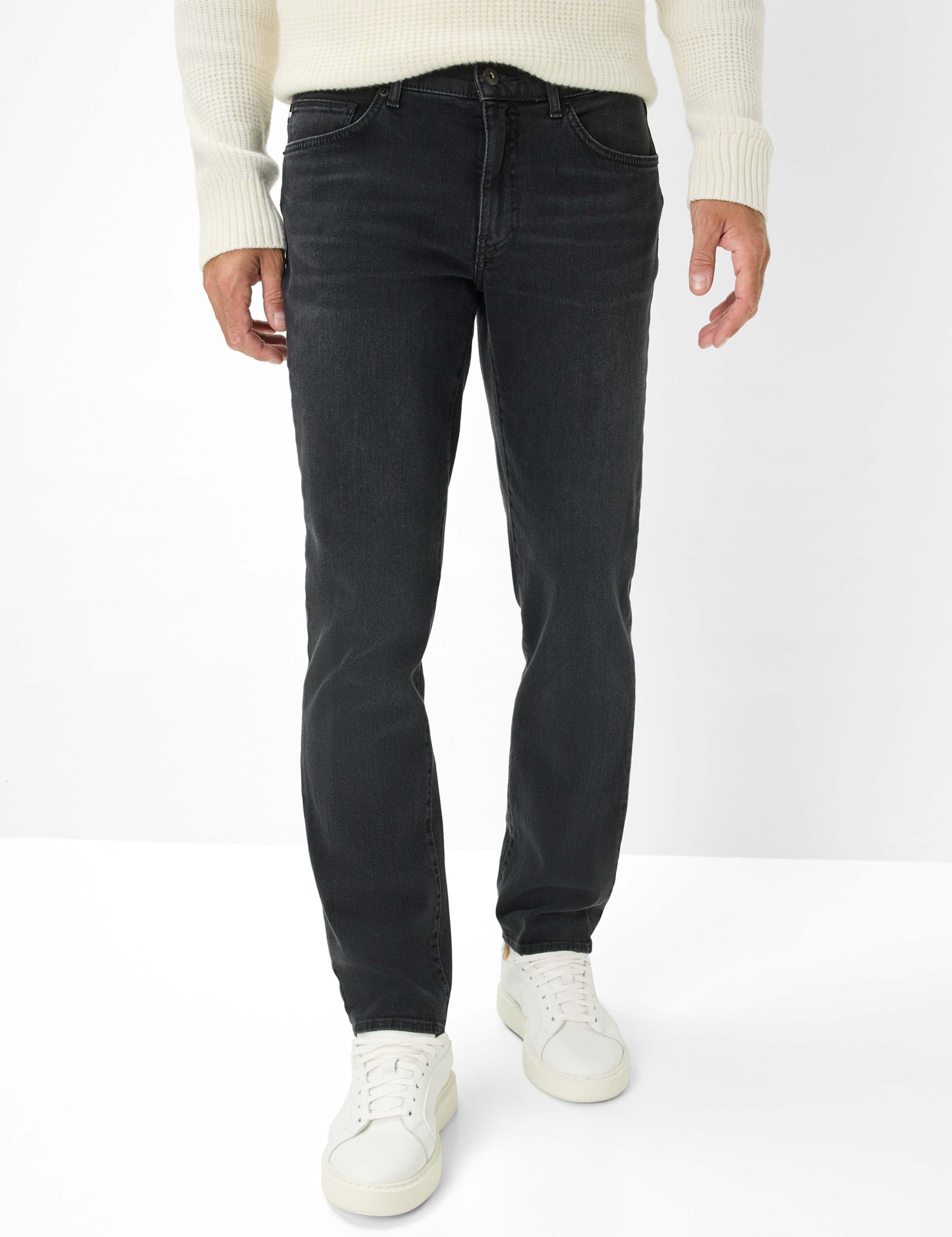 Thumbnail - Brax Herren Five-Pocket-Hose Style CADIZ BLACK BLACK, denim dunkelgrau, Gr. 35/36