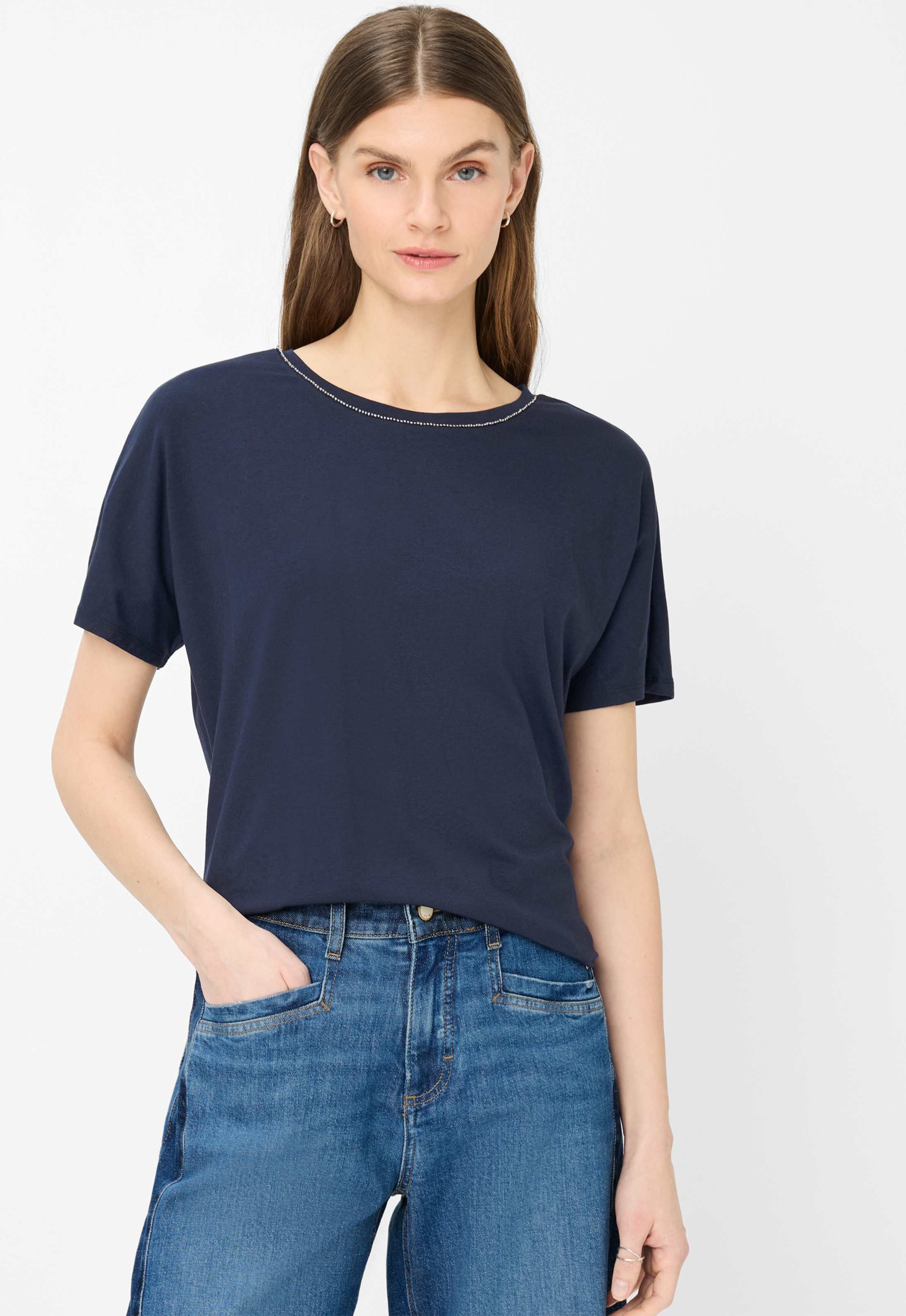 Brax Damen Shirt Style CAELEN S navy, dunkelblau, Gr. 48