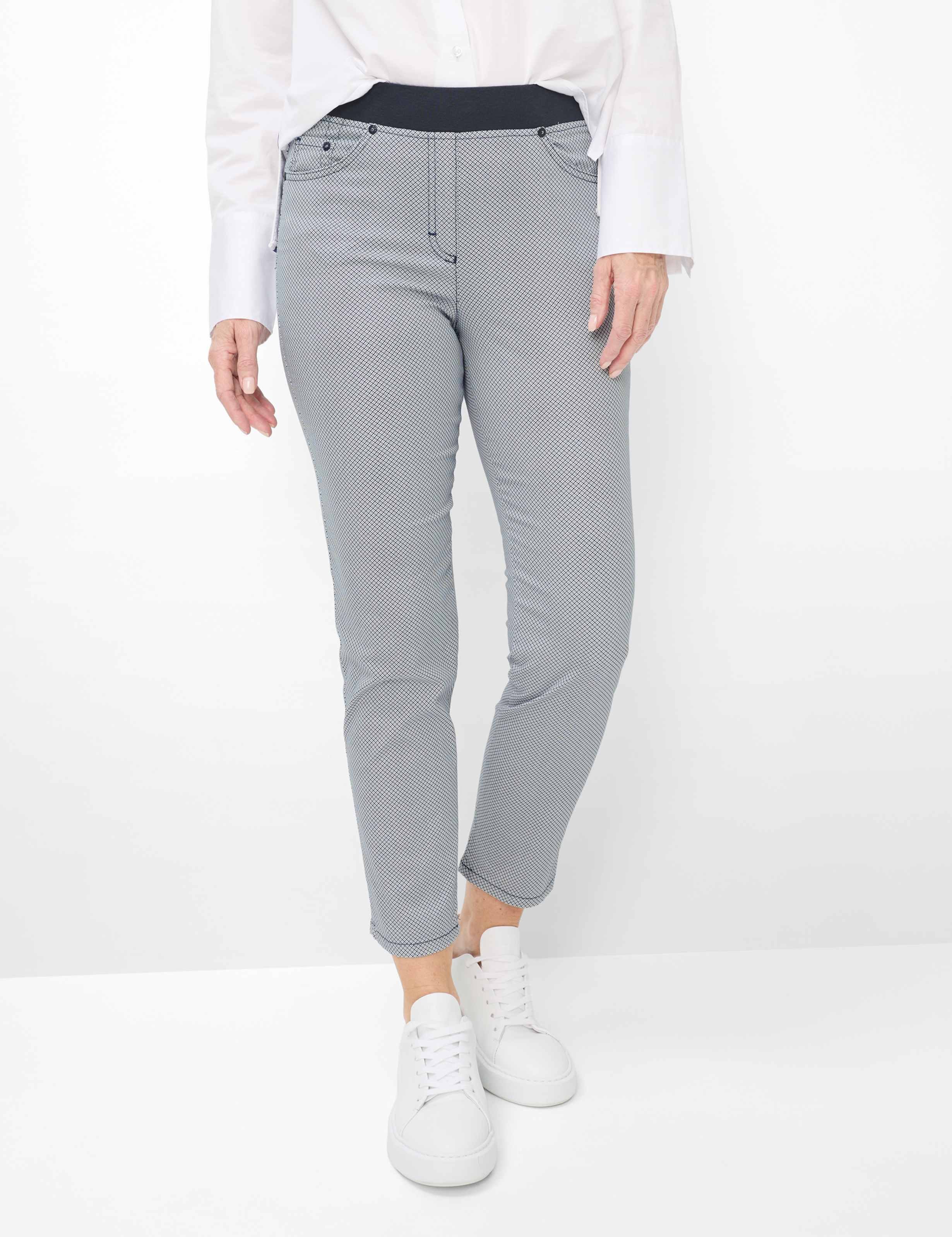 Raphaela by Brax Damen Hose Style PAMINA 6/8 NAVY, dunkelblau, Gr. 44K