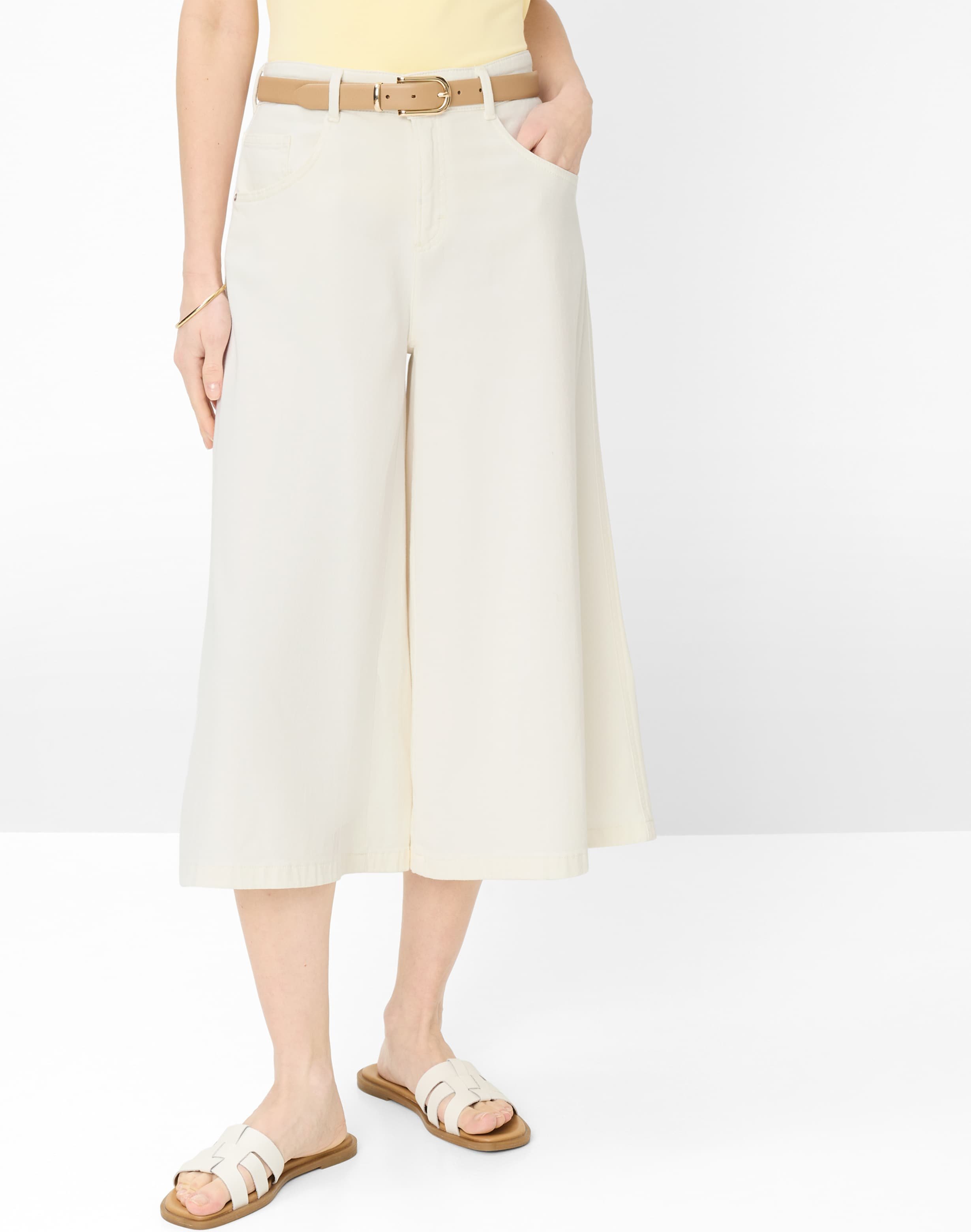 Brax Damen Hose Style MELLI S SOFT ECRU, cremeweiß, Gr. 40