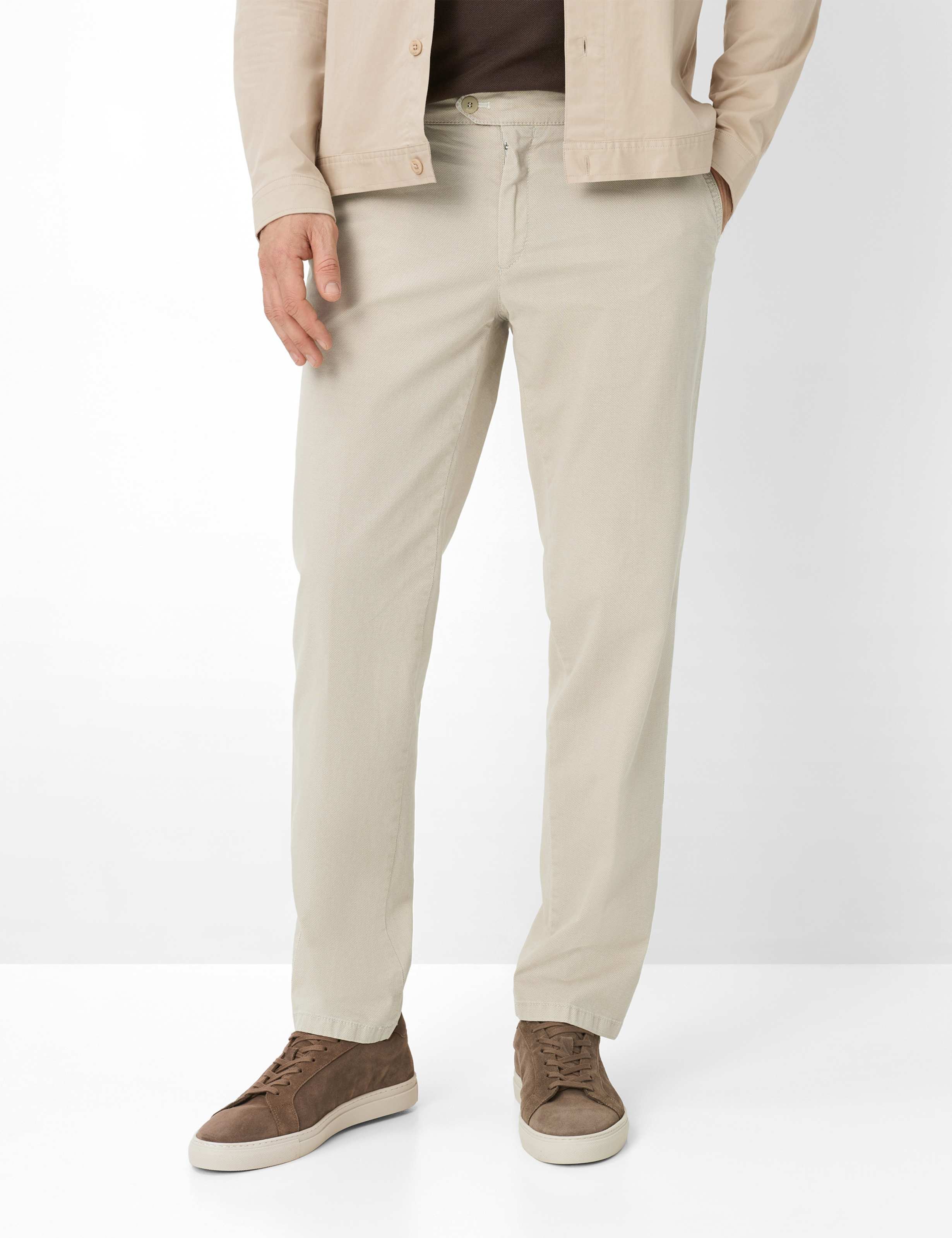 Brax Herren Chino Style EVEREST BEACH, hellbeige, Gr. 24