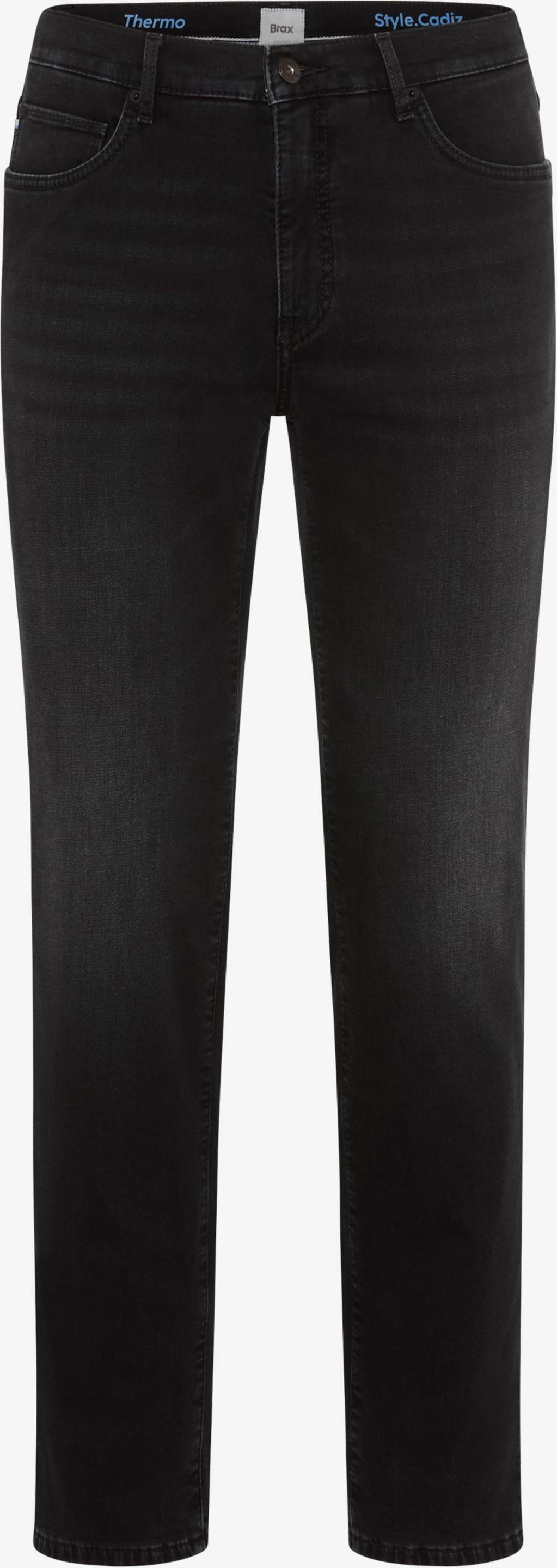 Thumbnail - Brax Herren Five-Pocket-Hose Style CADIZ TT BLACK USED, denim dunkelgrau, Gr. 42/32