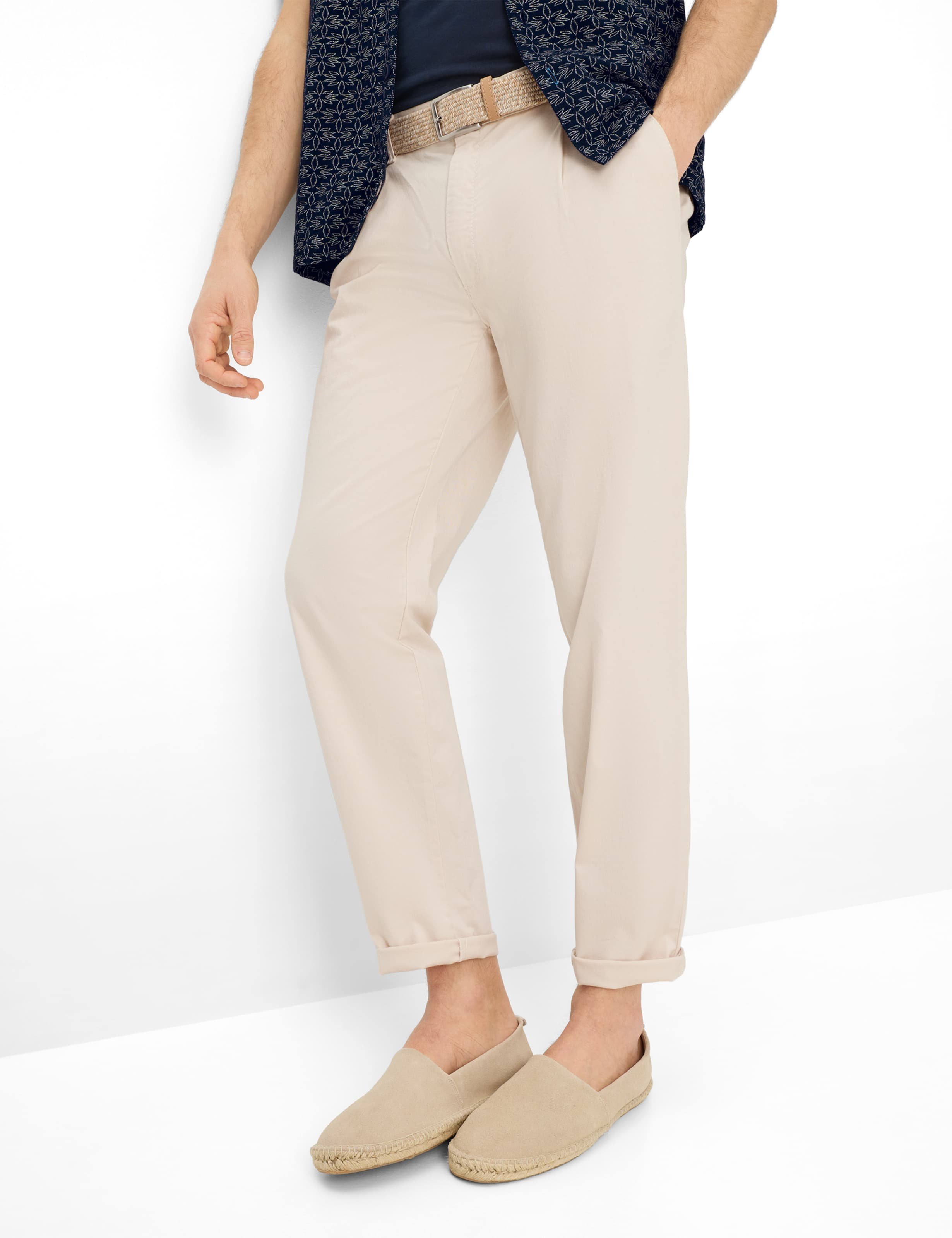 Brax Herren Chino Style TINO SAND, hellbeige, Gr. 30/30