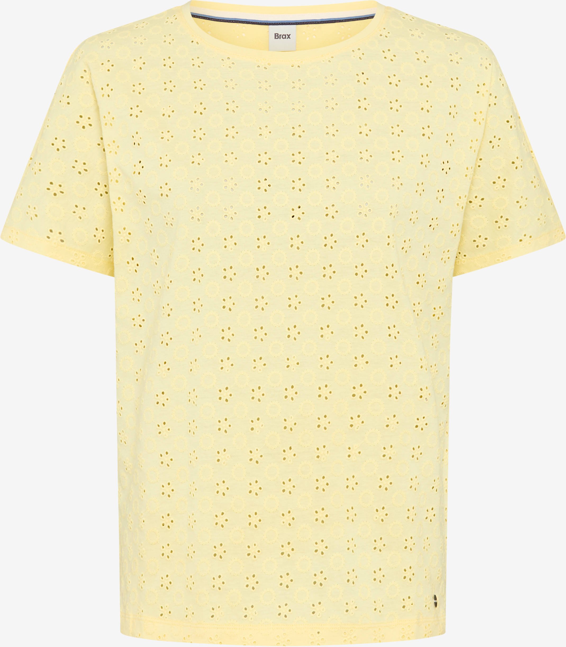 Brax Damen Shirt Style CAELEN S limoncello, hellgelb, Gr. 46