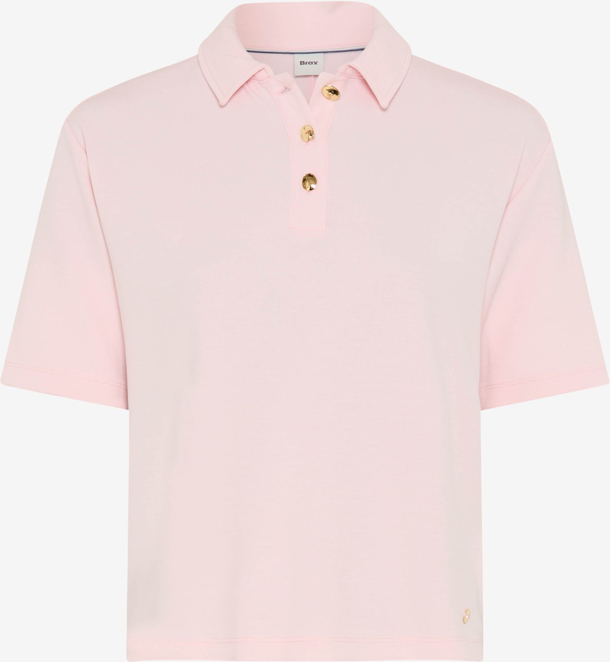 Brax Damen Polo Style CARA S dusty rose, Rosa, Gr. 42