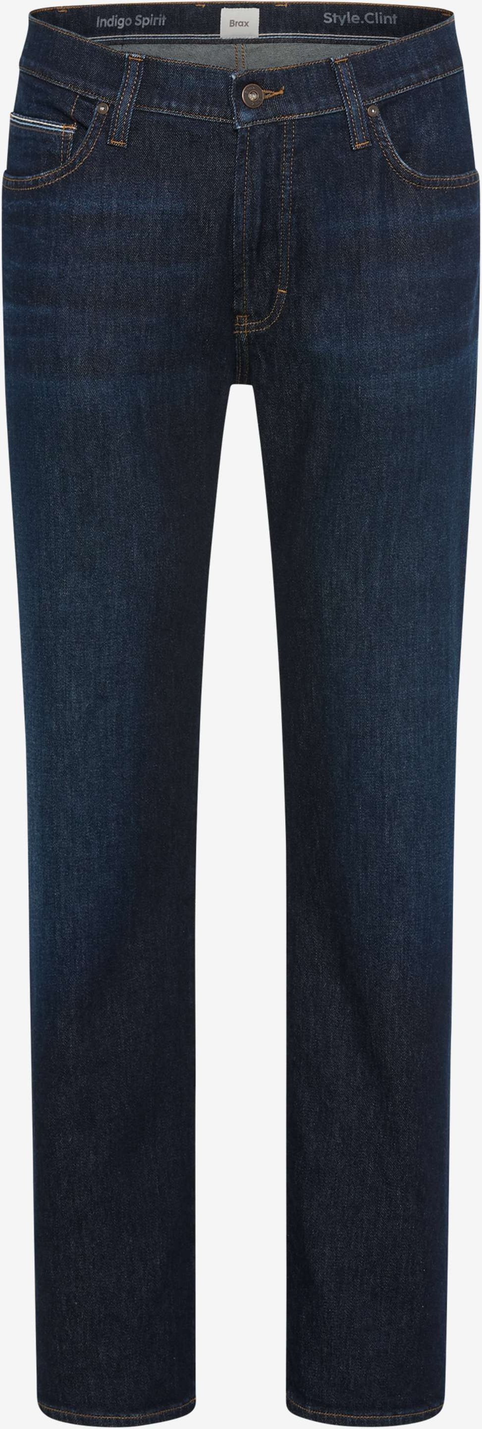 Brax Herren Five-Pocket-Hose Style CLINT DARK VINTAGE USED, dunkelblau, Gr. 33/34