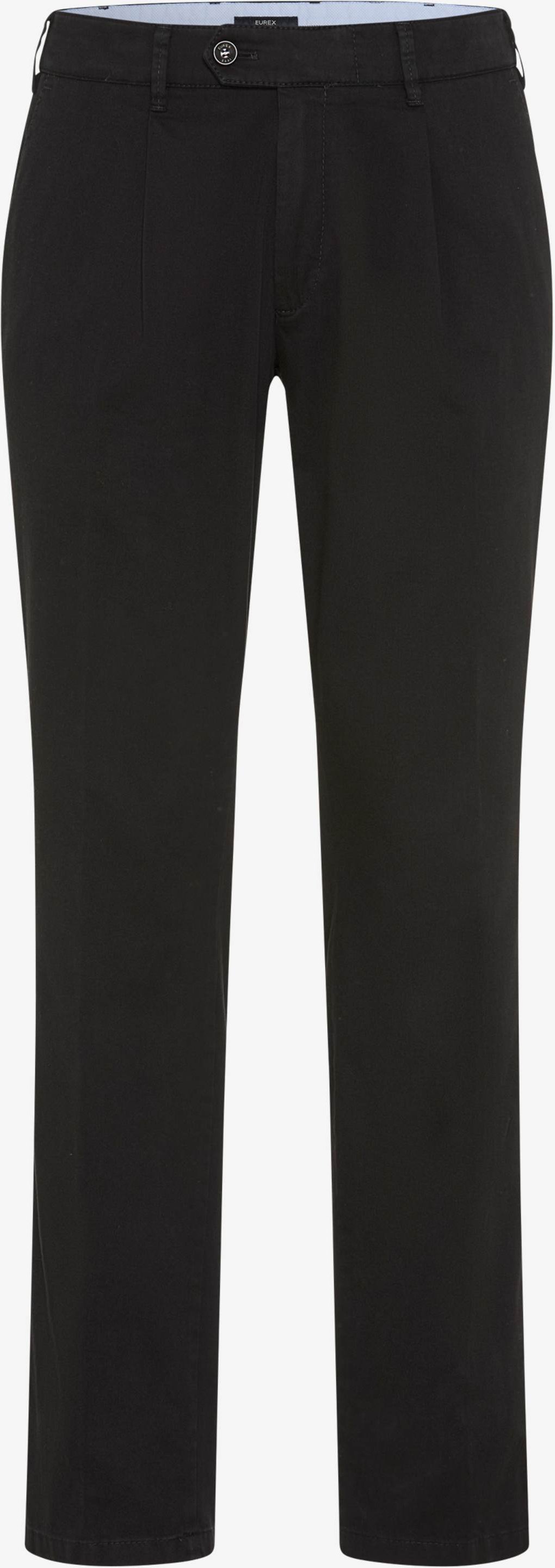 Eurex by Brax Herren Bundfaltenhose Style LUIS BLACK, perma schwarz, Gr. 24U