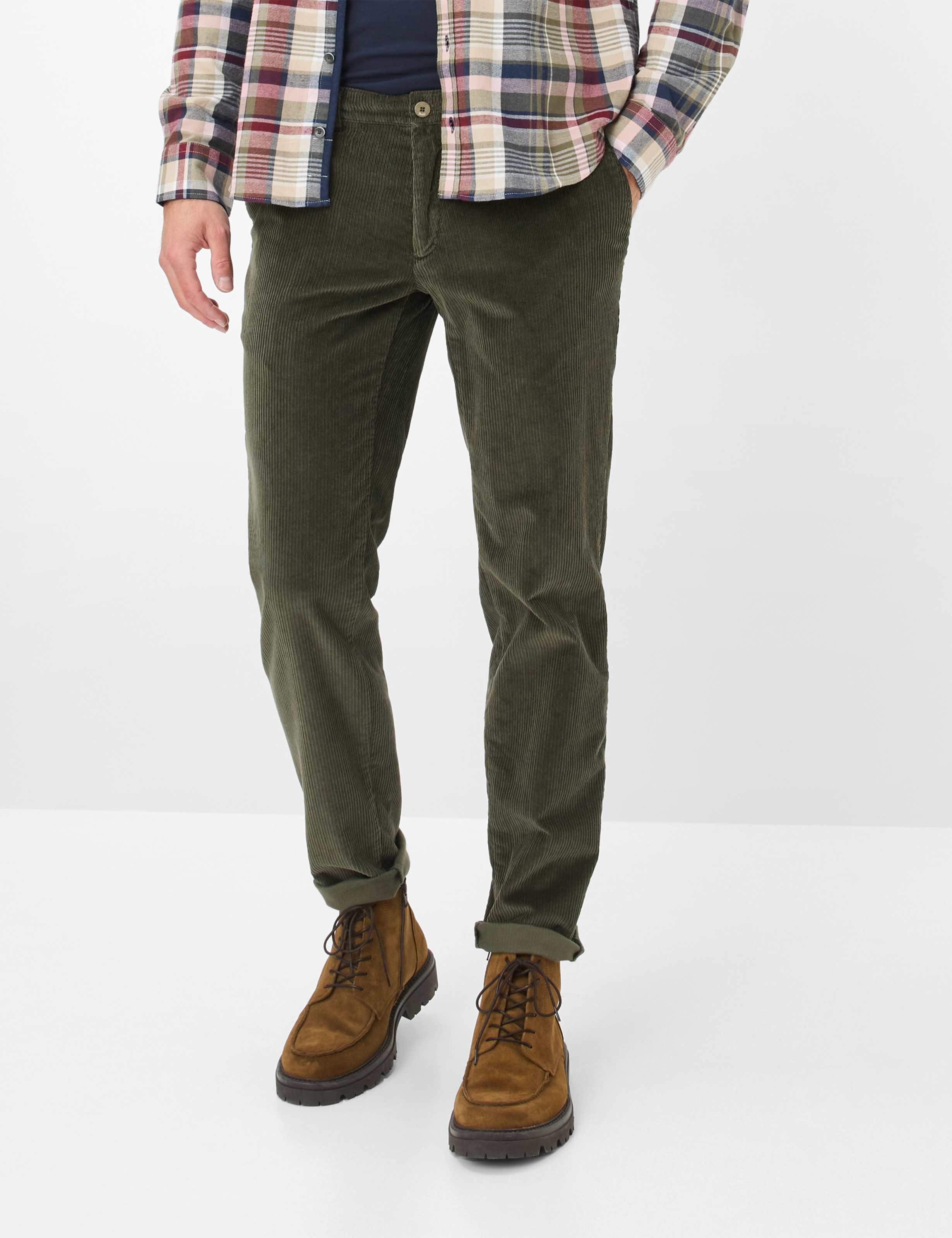 Brax Herren Chino Style FABIO OLIVE Grün Oliv, grün - oliv, Gr. 36/34