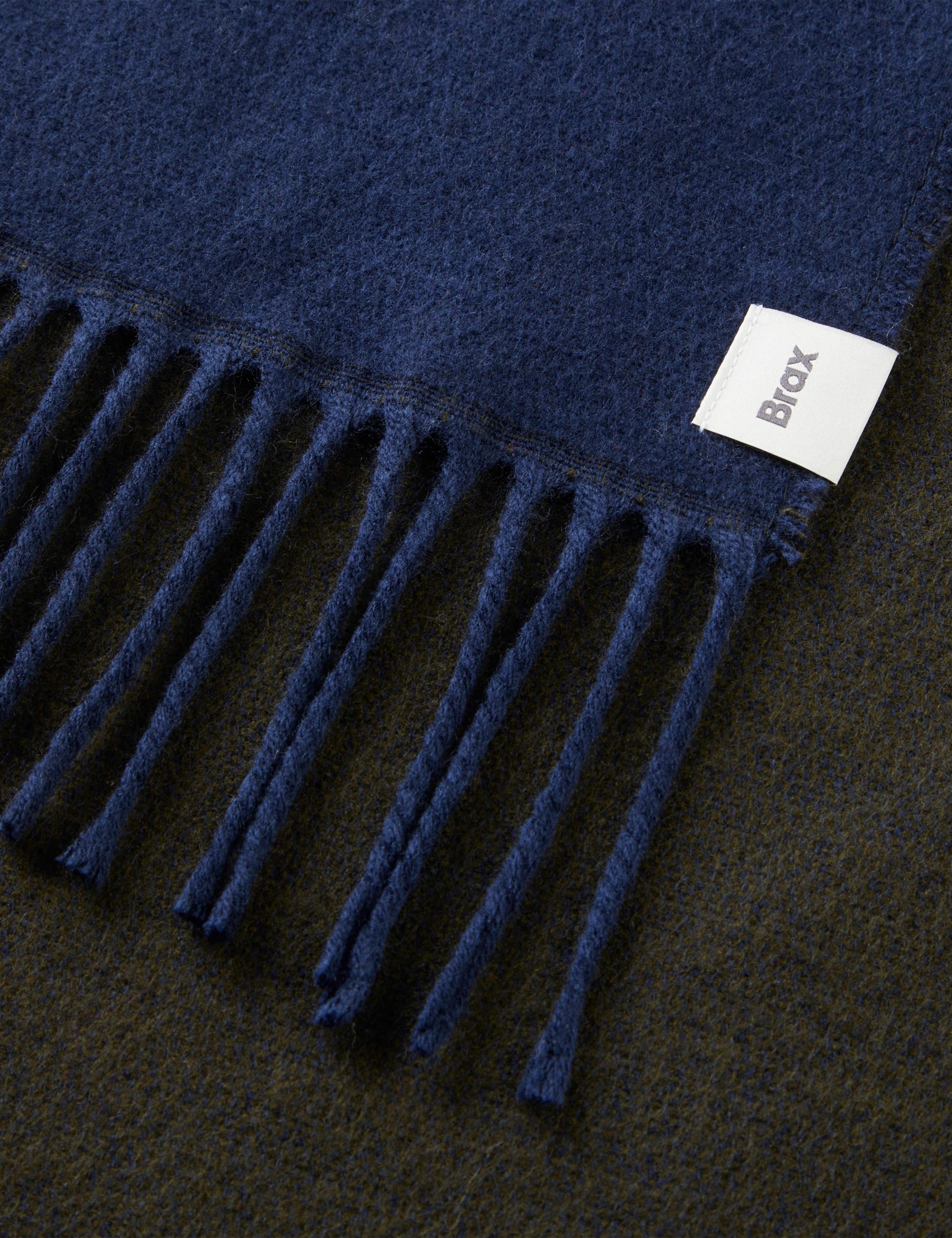 Brax Herren Schal Style QUARTO universe, Blau, Gr. 0SIZE