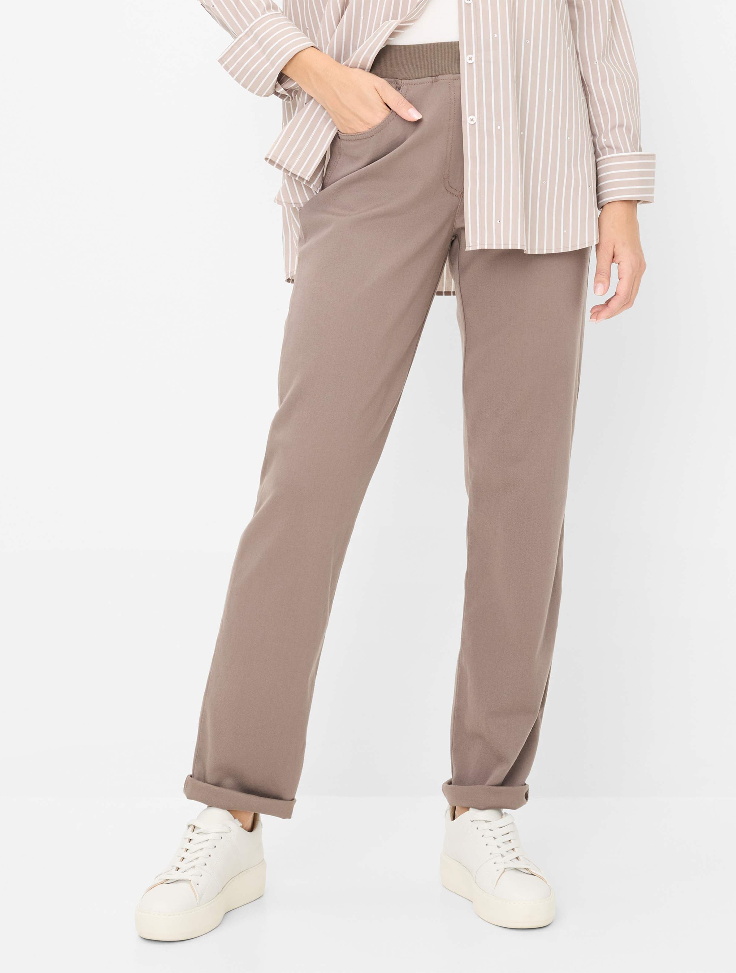 Thumbnail - Raphaela by Brax Damen Five-Pocket-Hose Style CARINA TAUPE, braun, Gr. 40K