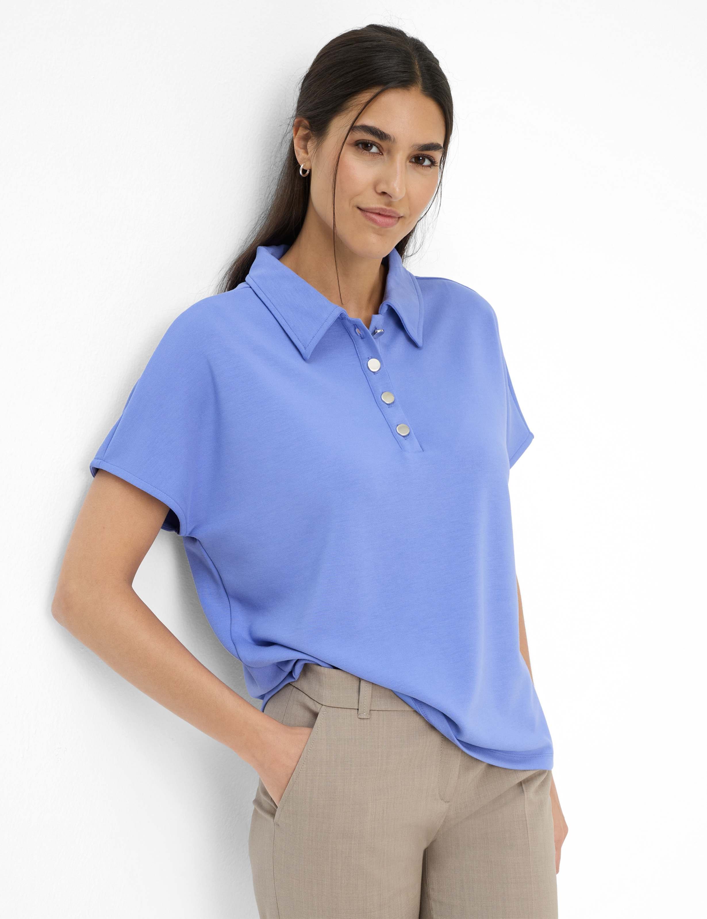 Thumbnail - Brax Damen Sweatshirt Style BRAIDY S violet storm, lila, Gr. 48