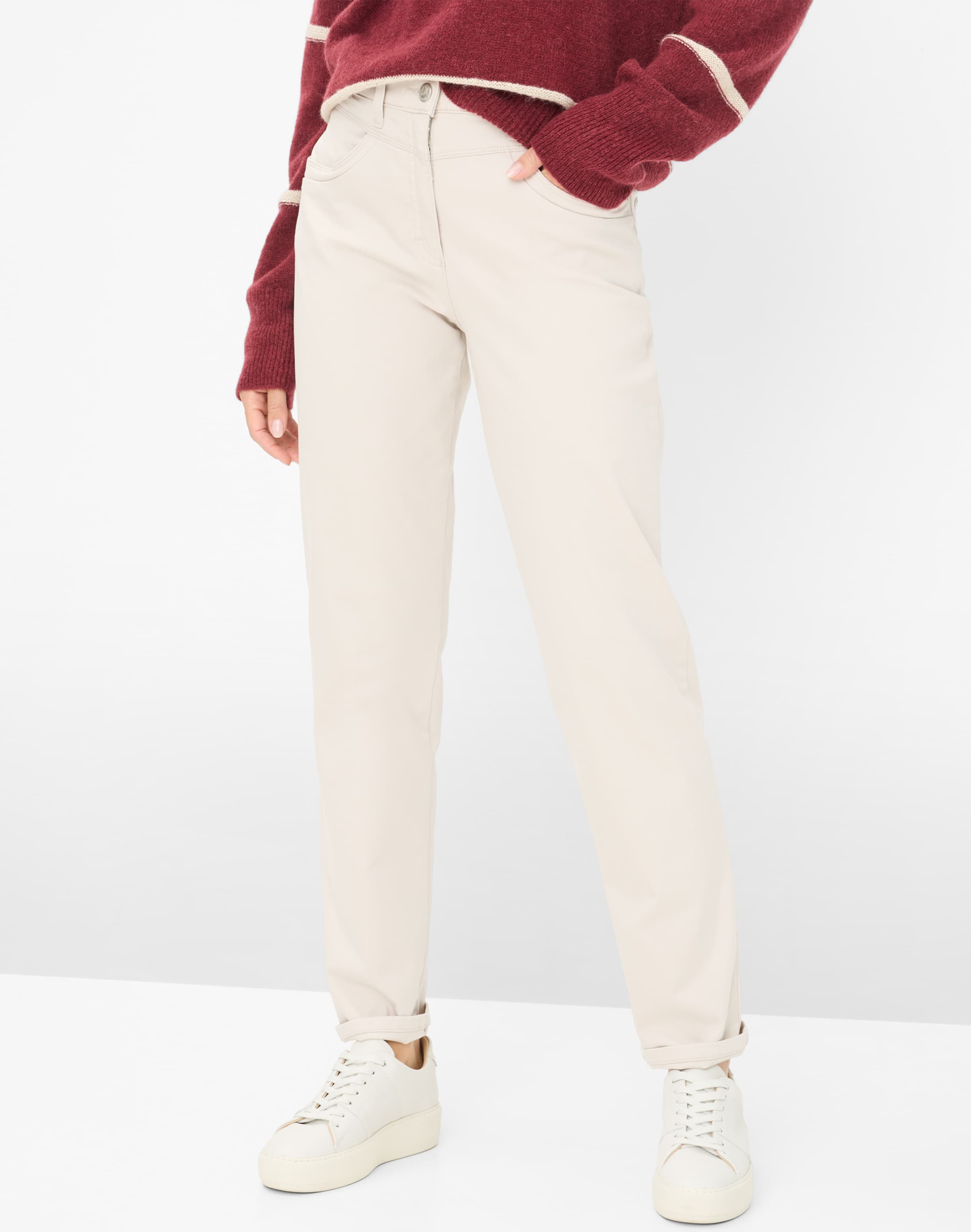 Thumbnail - Raphaela by Brax Damen Five-Pocket-Hose Style CAREN NEW ECRU, hellbeige, Gr. 52K