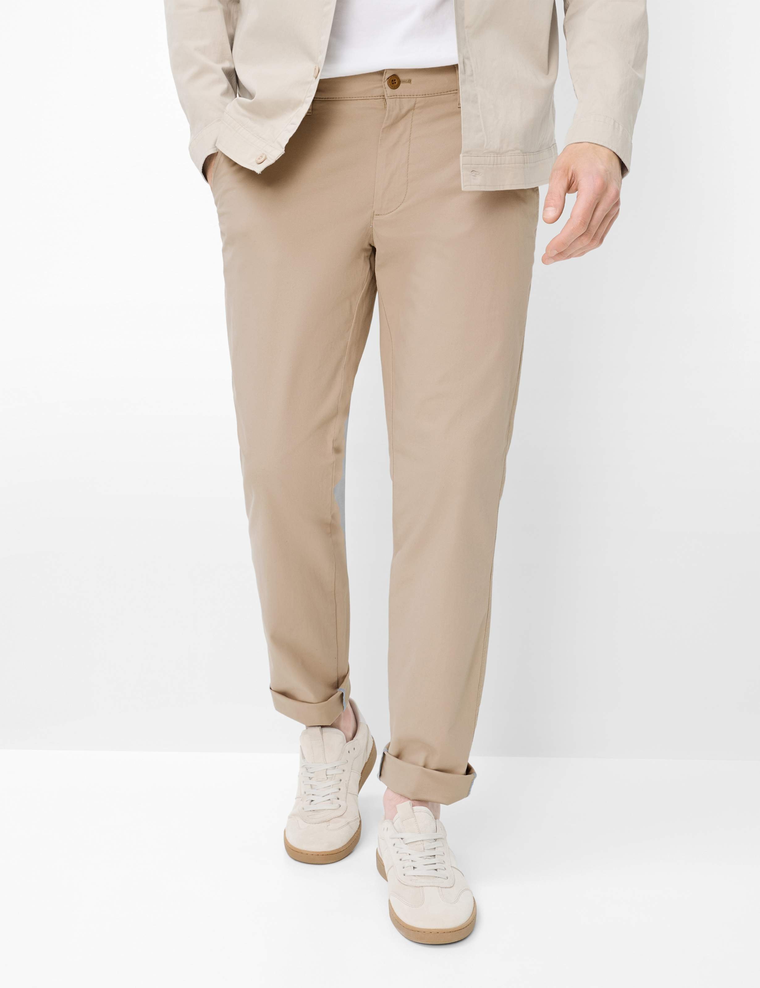 Eurex by Brax Herren Flatfronthose Style THILO BEIGE, Beige, Gr. 52