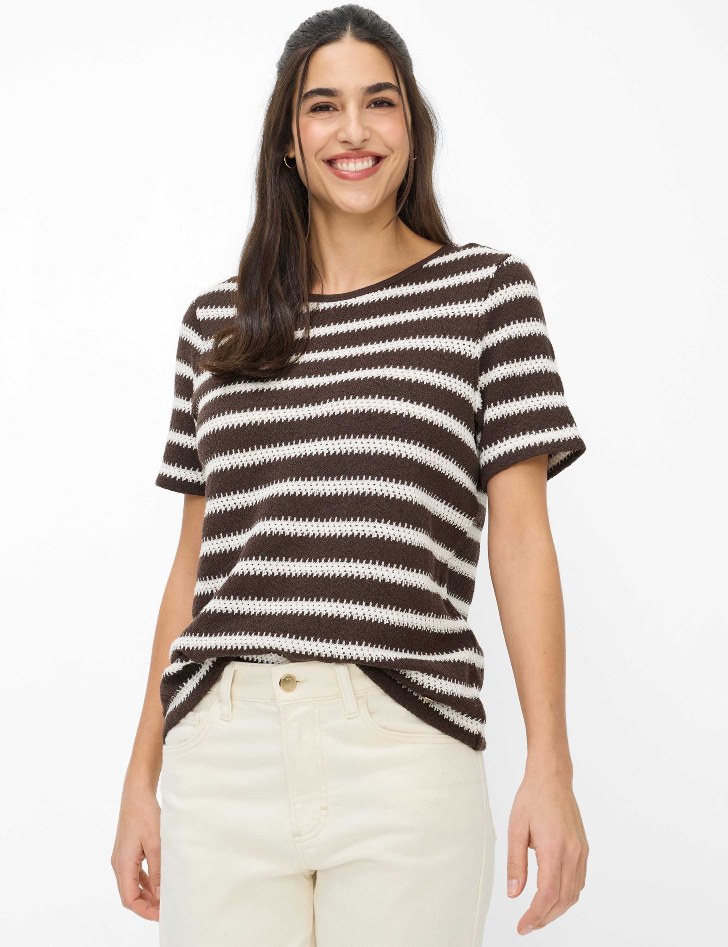 Thumbnail - Brax Damen Shirt Style CIRA S dark ebony, dunkelbraun, Gr. 36