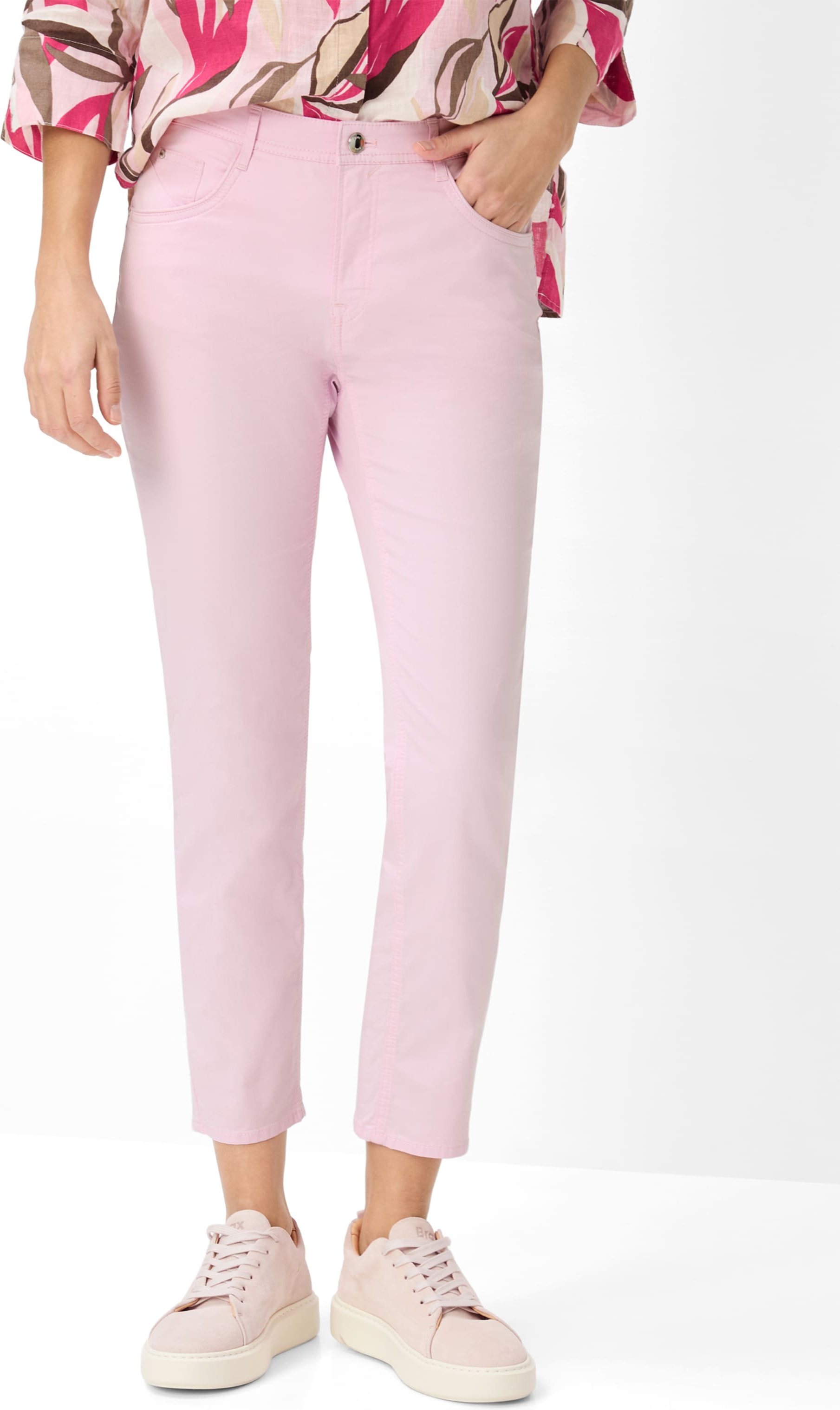 Brax Damen Five-Pocket-Hose Style CAROLA S DUSTY ROSE, Rosa, Gr. 36K