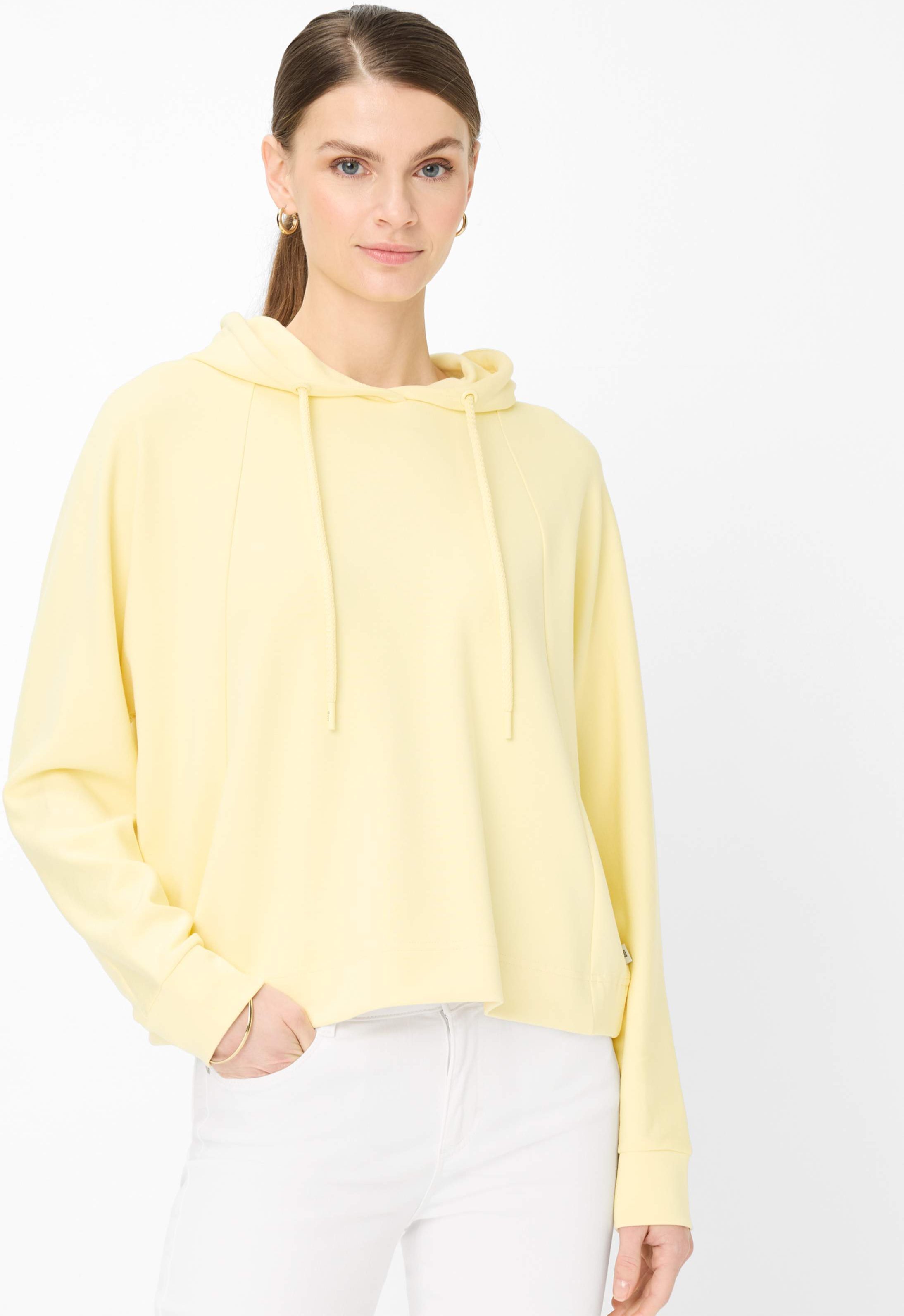 Brax Damen Sweatshirt Style BECA L limoncello, hellgelb, Gr. 48