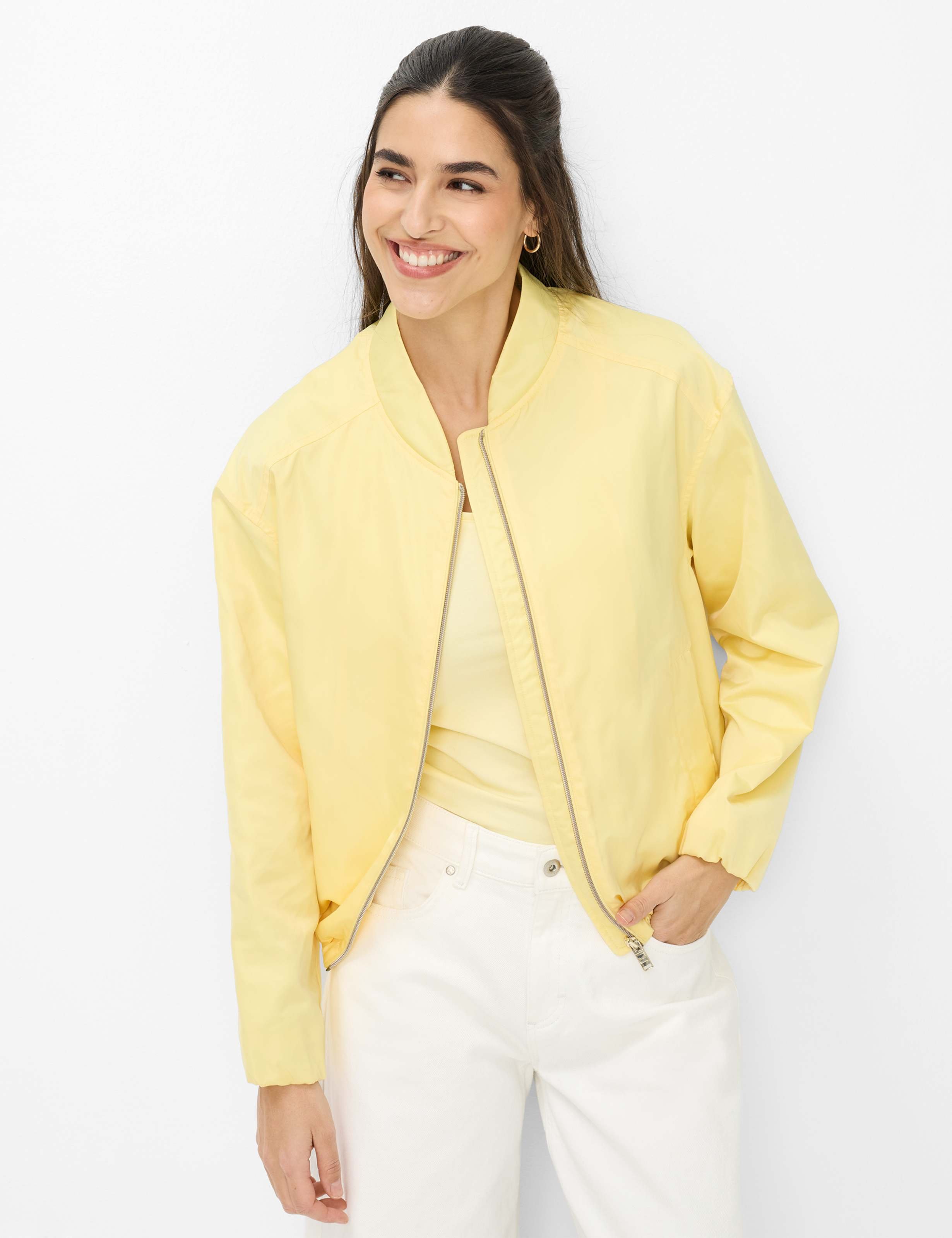 Brax Damen Blouson Style ROMA buttercup, hellgelb, Gr. 34