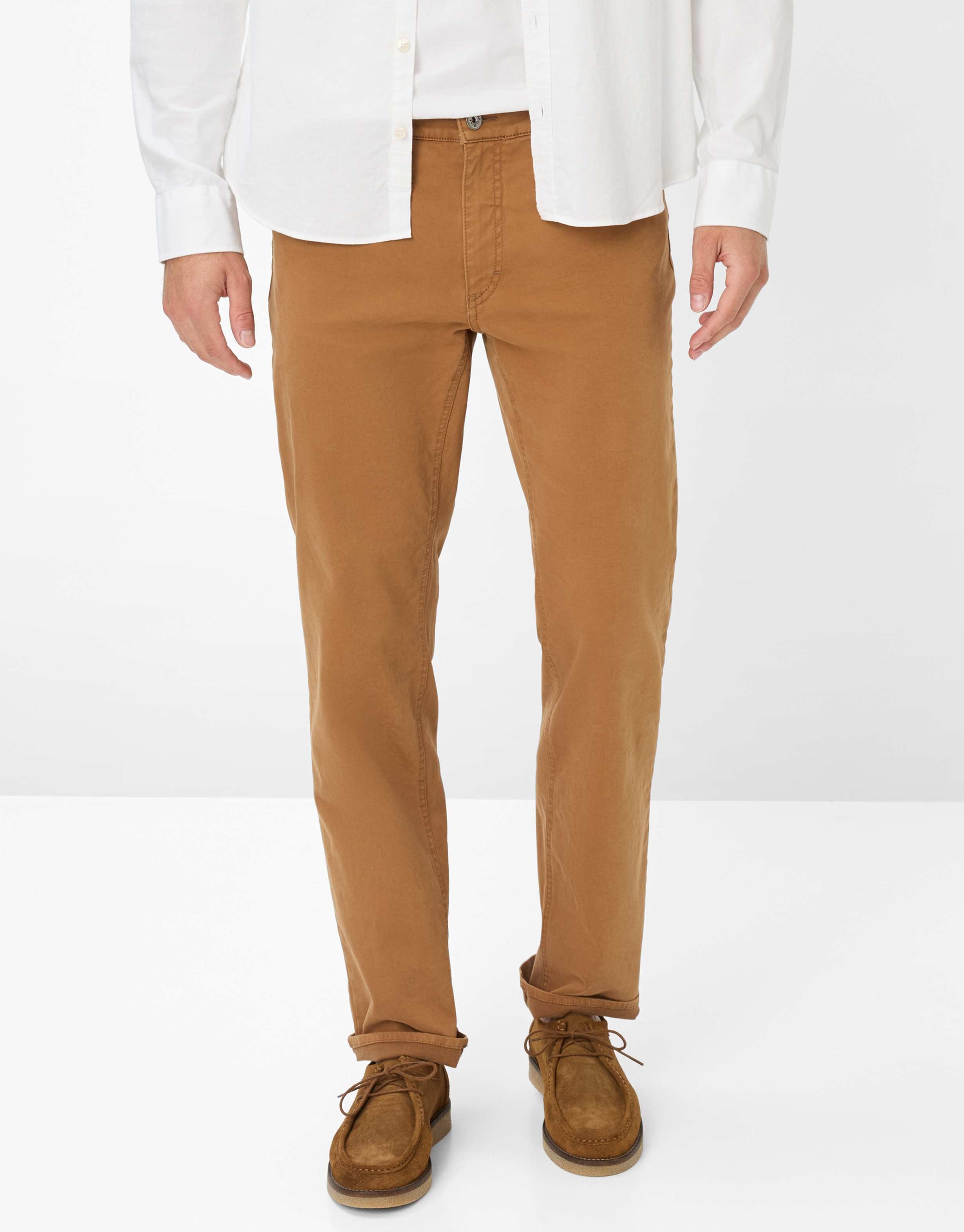 Thumbnail - Brax Herren Five-Pocket-Hose Style COOPER NOUGAT, dunkelbraun, Gr. 40/38