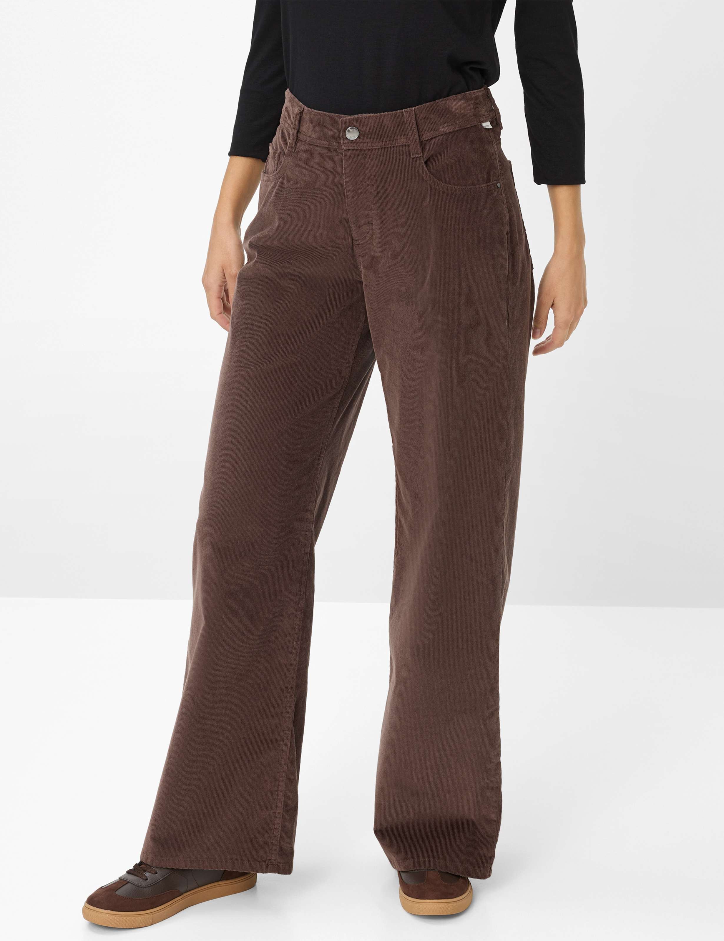 Thumbnail - Brax Damen Cordhose Style MORGAN DARK CHOCOLATE, dunkelbraun, Gr. 40K