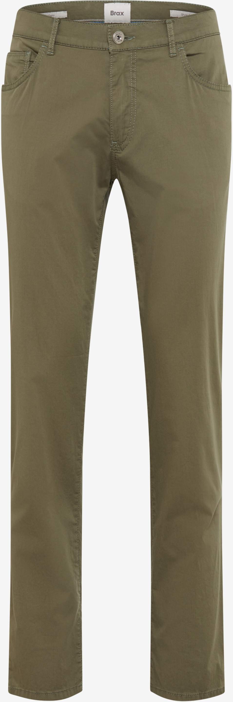 Brax Herren Five-Pocket-Hose Style CADIZ OLIVE Grün Oliv, grün - oliv, Gr. 44/34