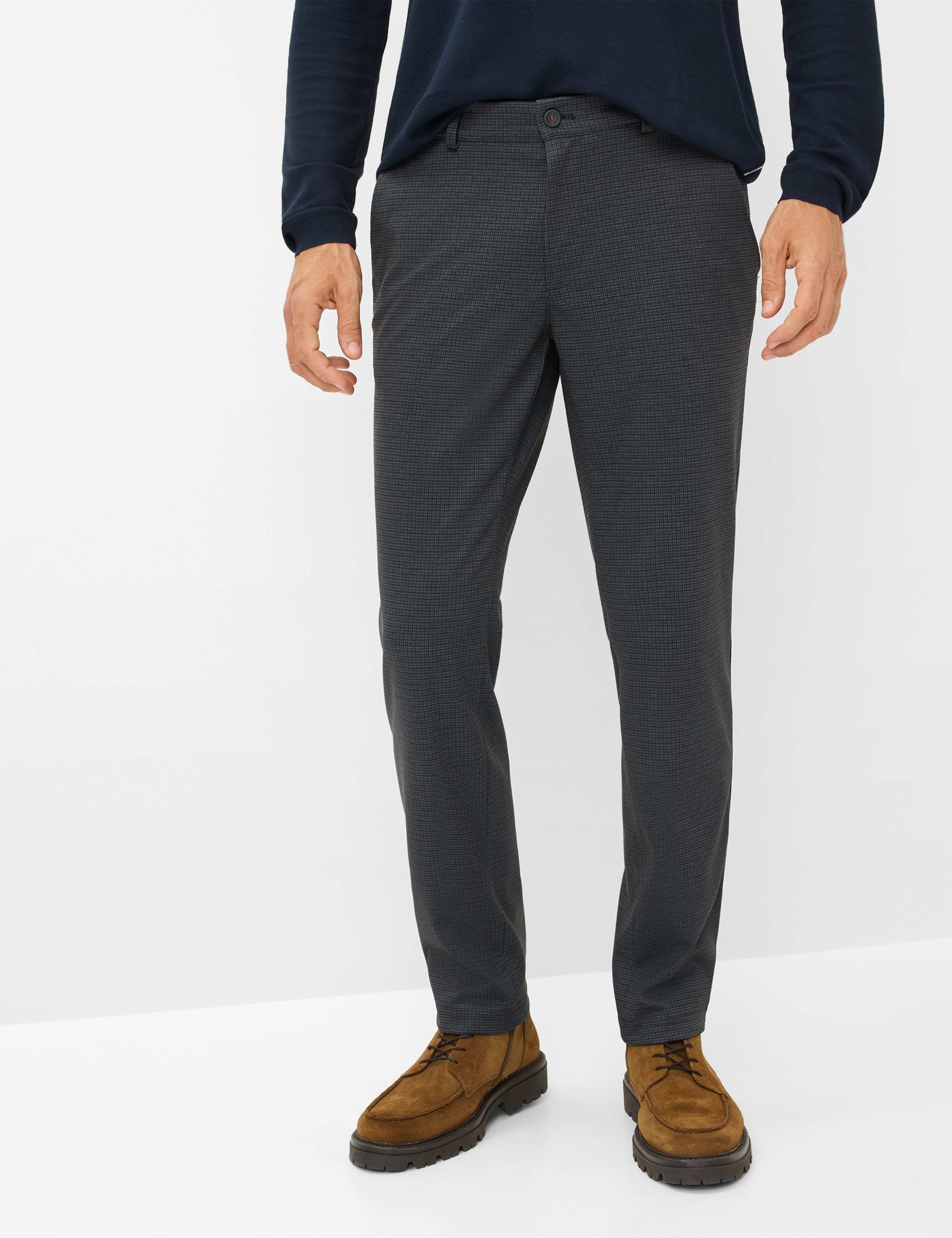 Thumbnail - Eurex by Brax Herren Flatfronthose Style THILO ANTHRACITE Dunkelgrau Anthrazit, dunkelgrau - anthrazit, Gr. 26