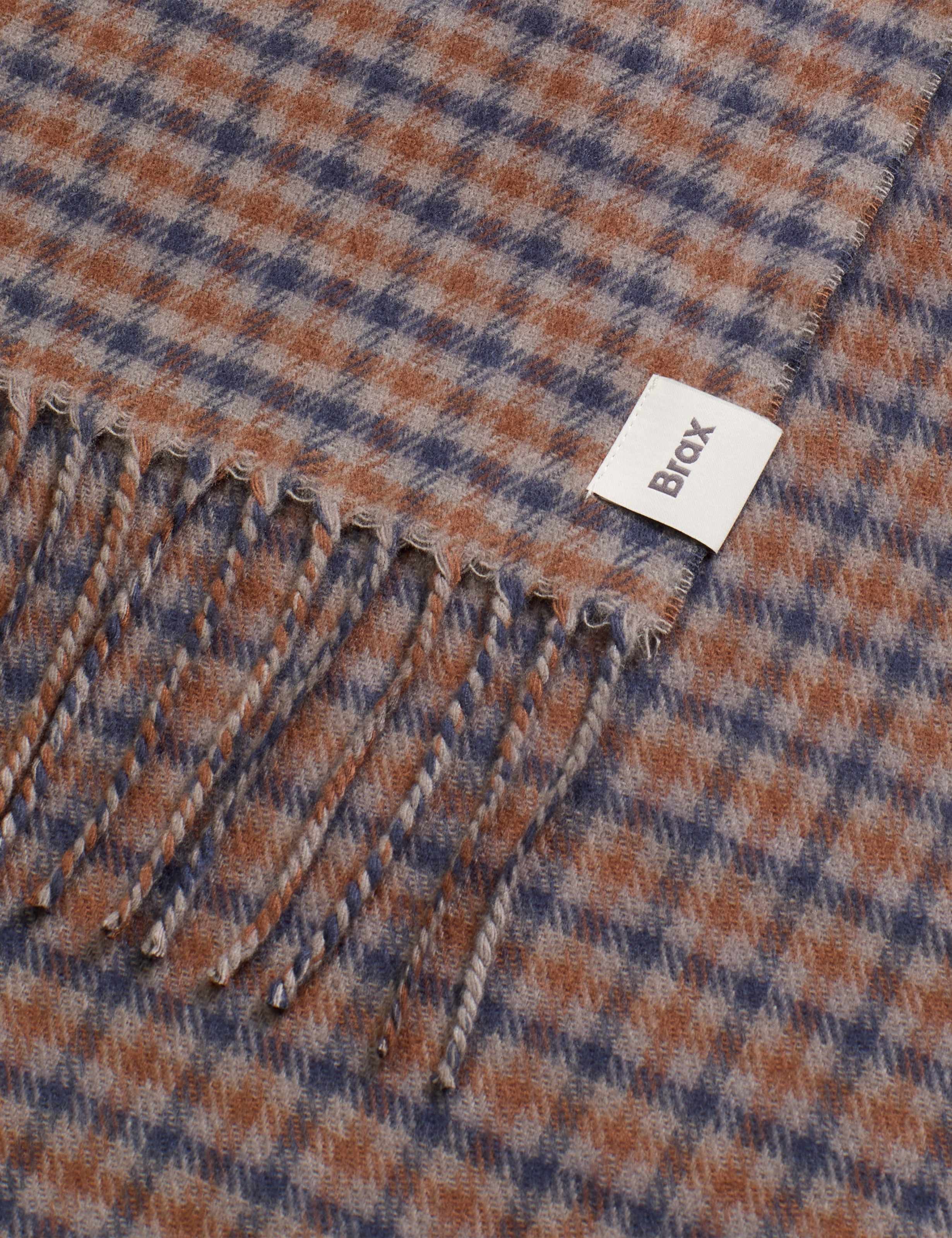 Thumbnail - Brax Herren Schal Style QUIRIN toffee, braun, Gr. 0SIZE