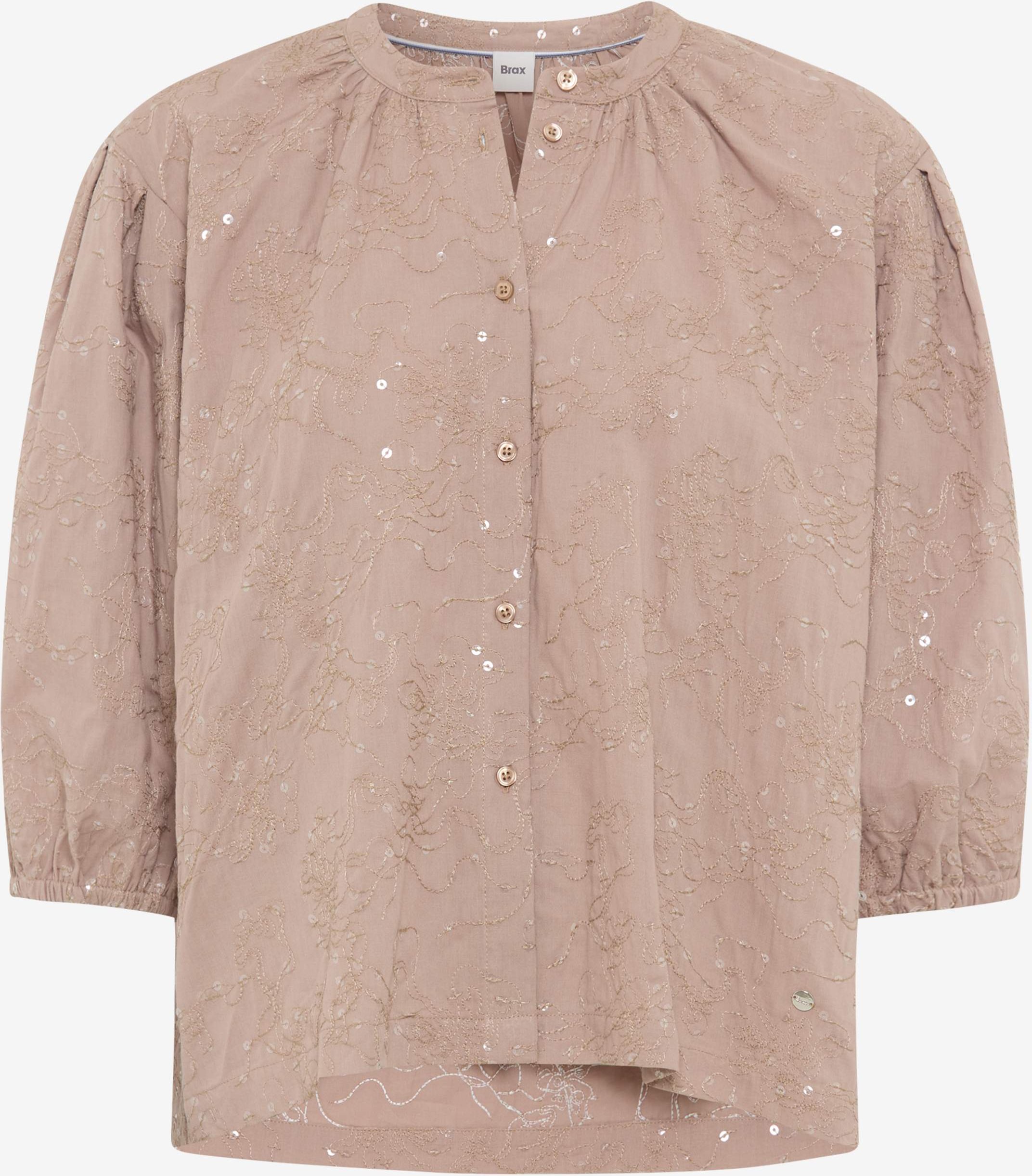 Brax Damen Bluse Style VIV light mocha, braun, Gr. 38