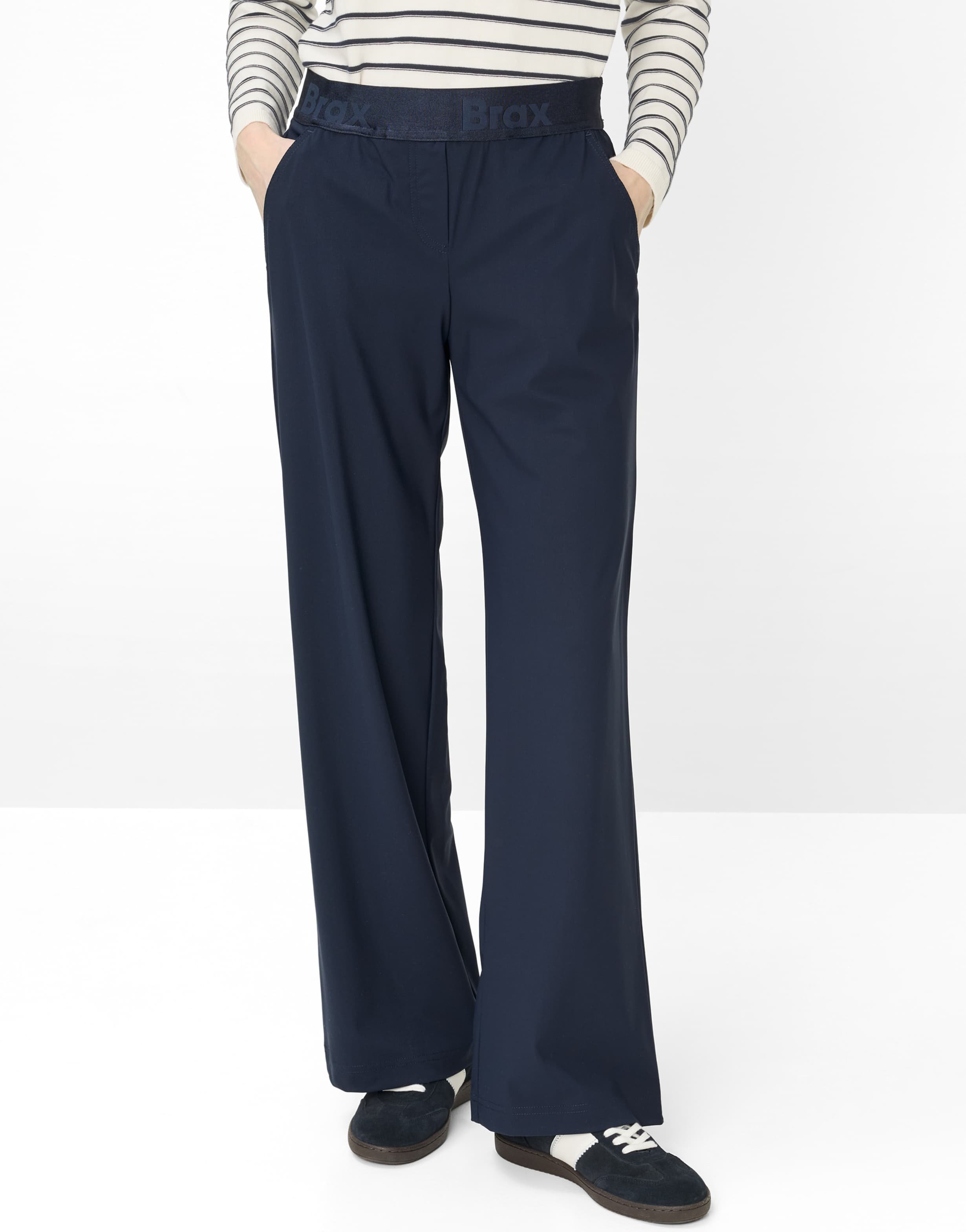 Brax Damen Palazzohose Style MAINE NAVY, dunkelblau, Gr. 48