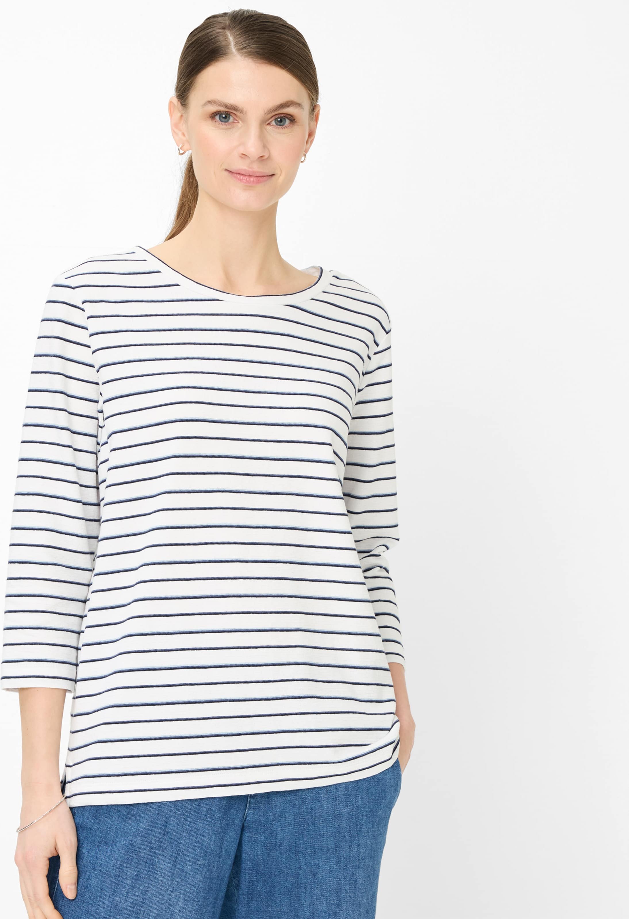 Brax Damen Shirt Style BONNIE navy, dunkelblau, Gr. 44