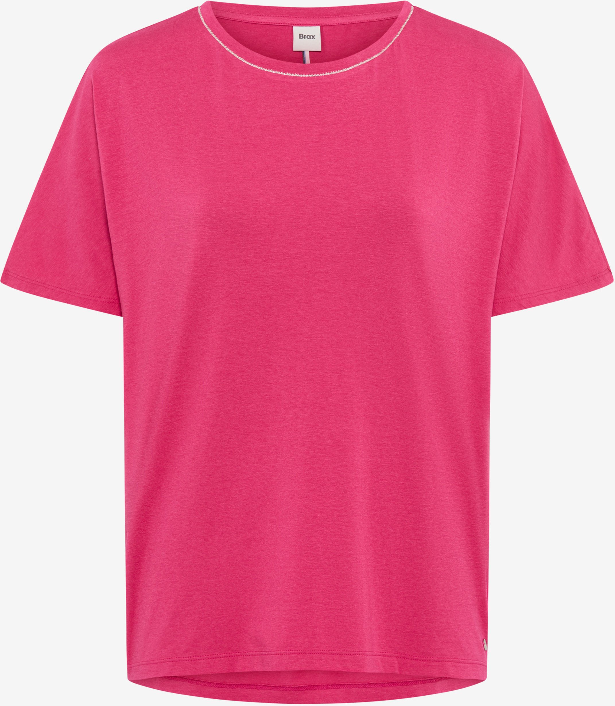 Brax Damen Shirt Style CAELEN S raspberry sorbet, Rosa, Gr. 42