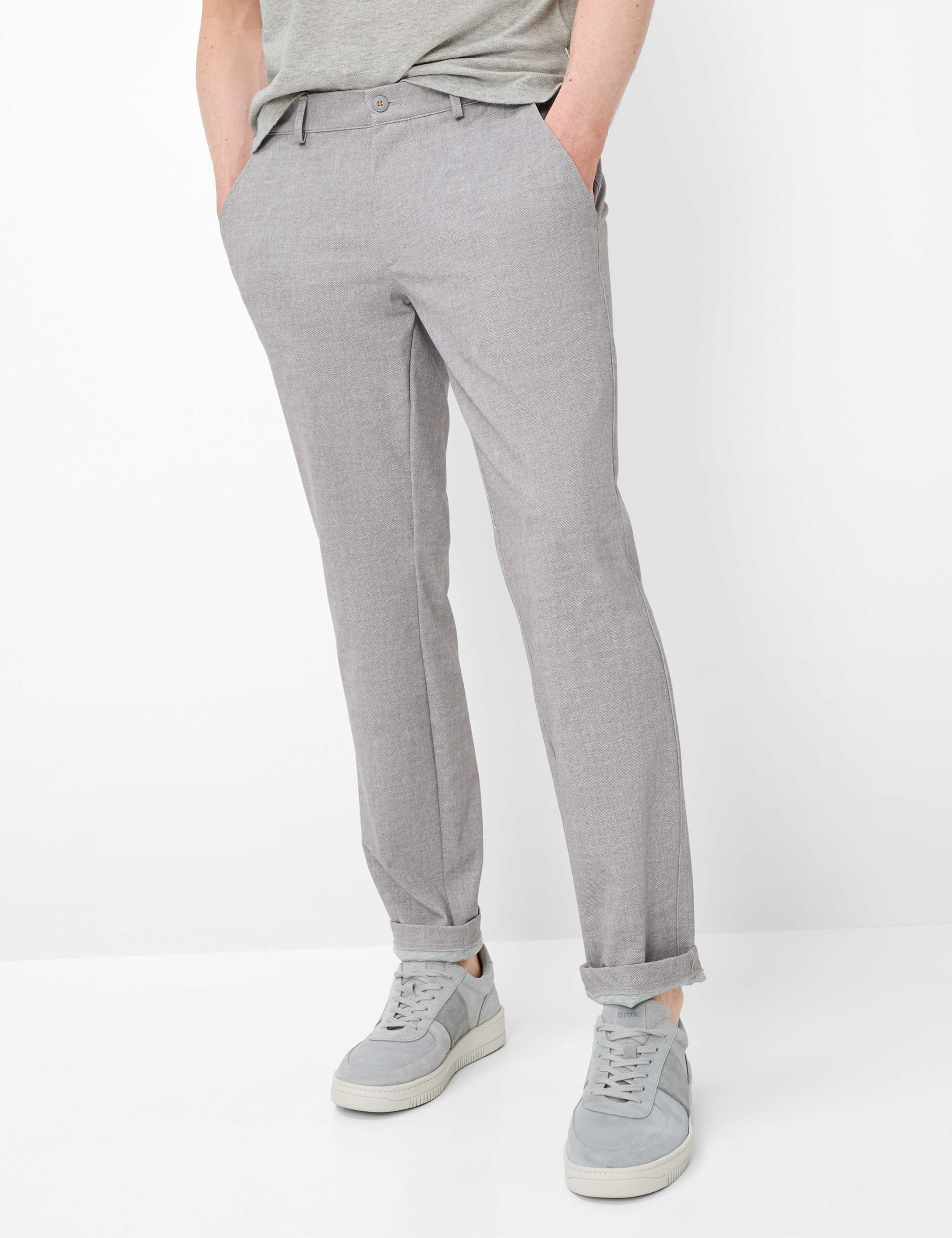 Eurex by Brax Herren Chino Style THILO ITALIAN GREY, grau, Gr. 52