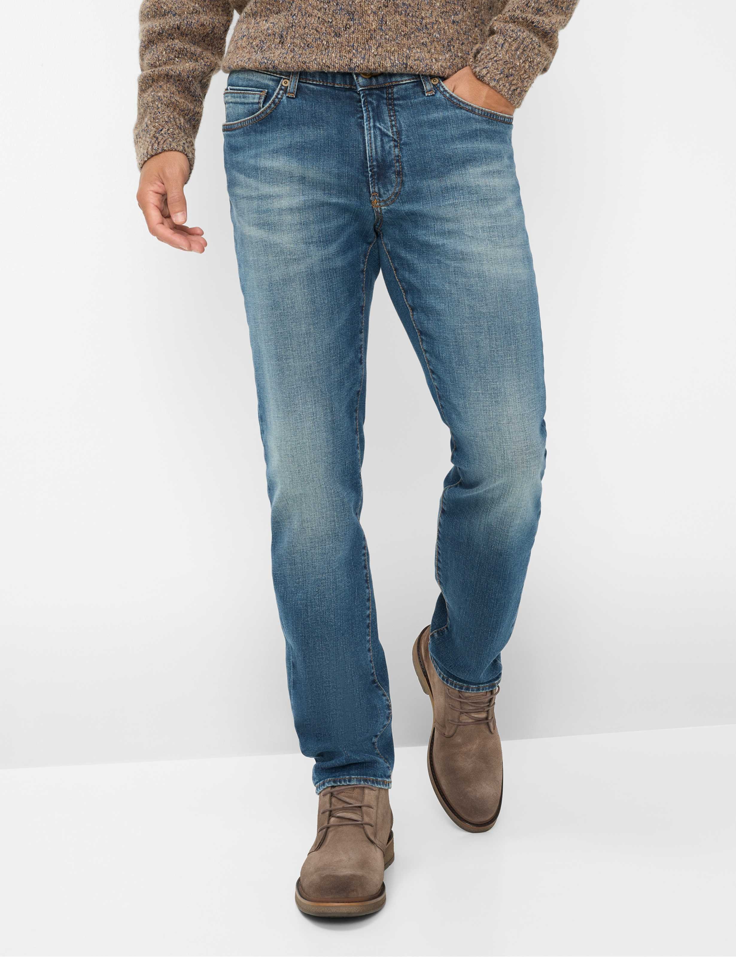 Thumbnail - Brax Herren Five-Pocket-Hose Style CHUCK GREEN CAST BLUE, denim blau, Gr. 36/34