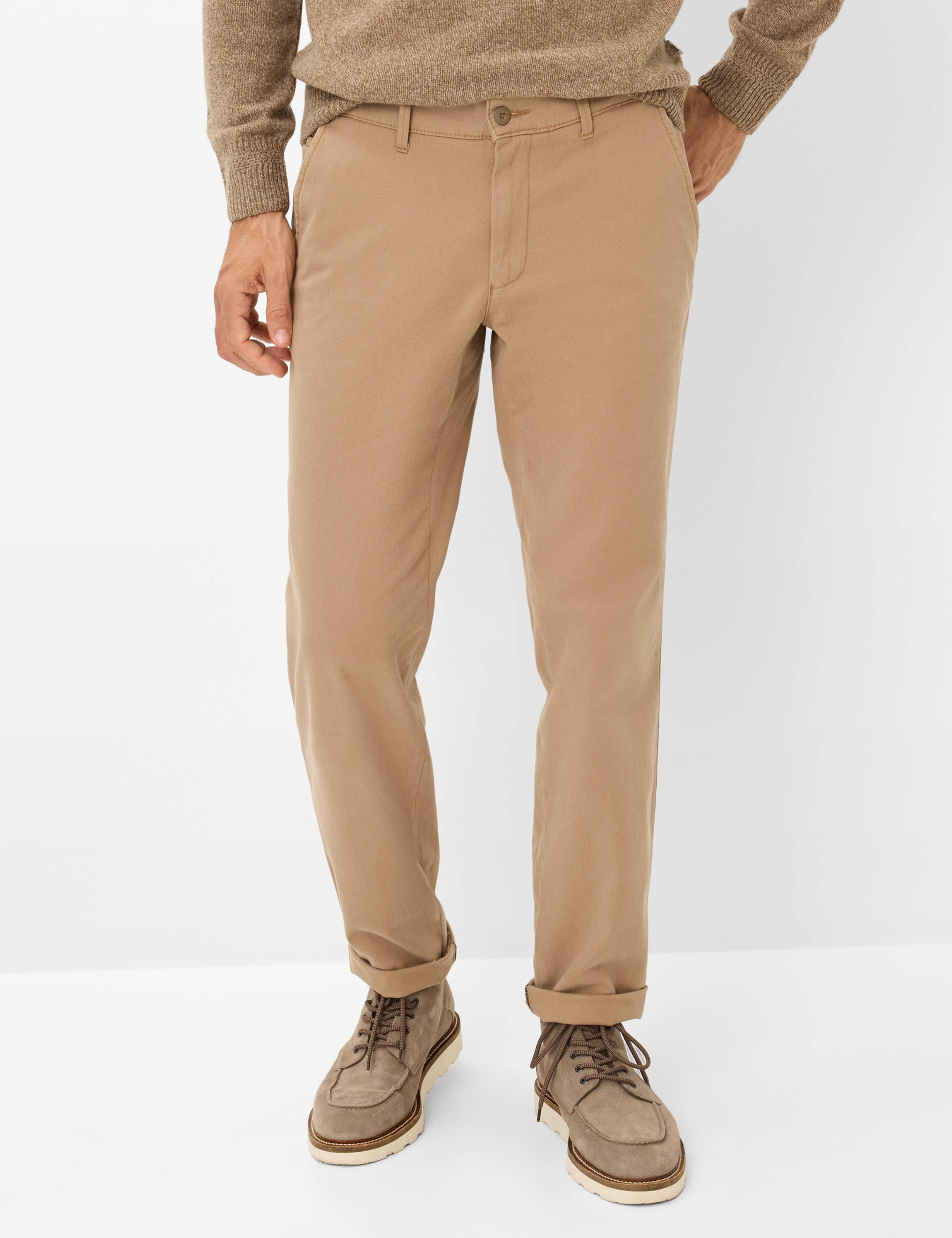 Thumbnail - Eurex by Brax Herren Chino Style THILO BEIGE, hellbraun, Gr. 48