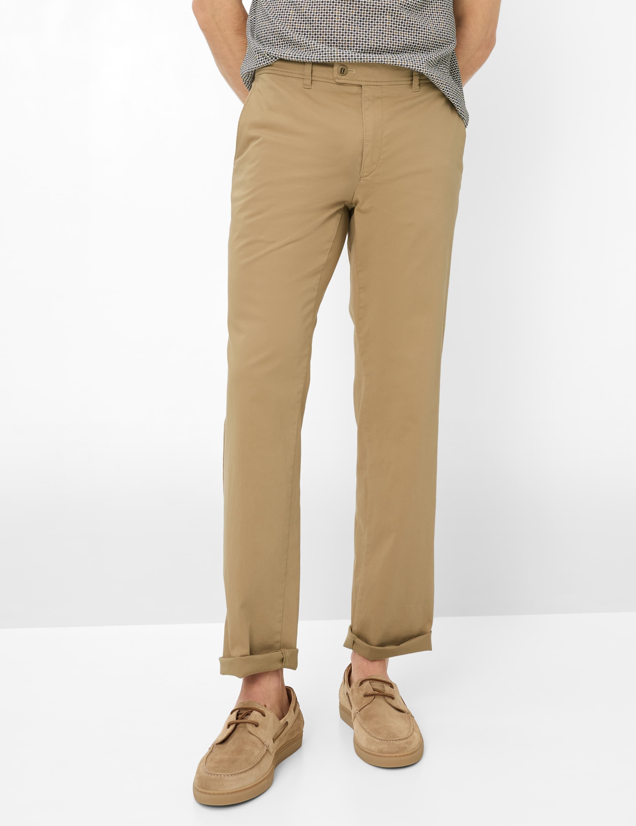 Brax Herren Chino Style EVANS CAMEL, Beige, Gr. 24