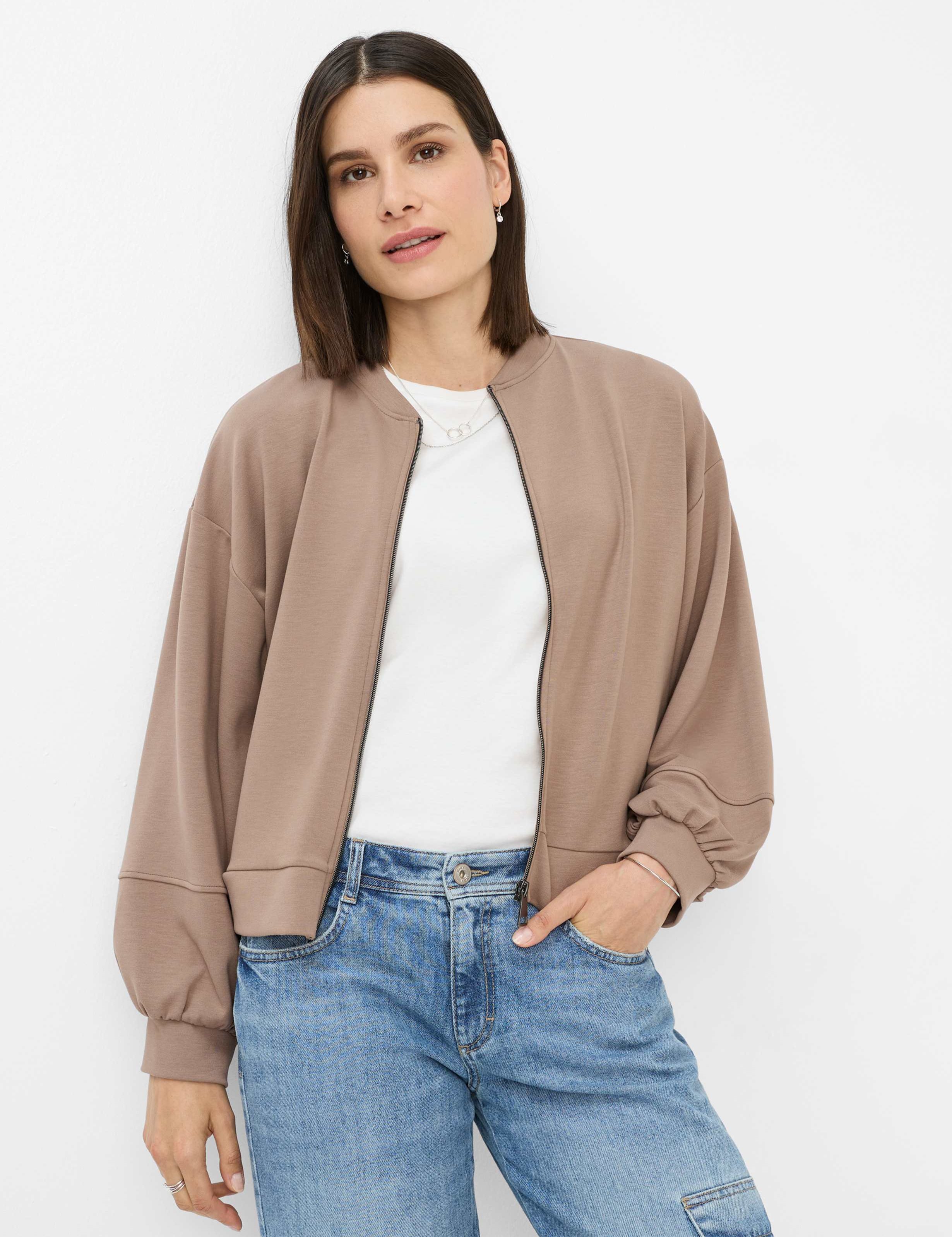 Thumbnail - Brax Damen Blouson Style BECKY taupe, hellbraun, Gr. 36