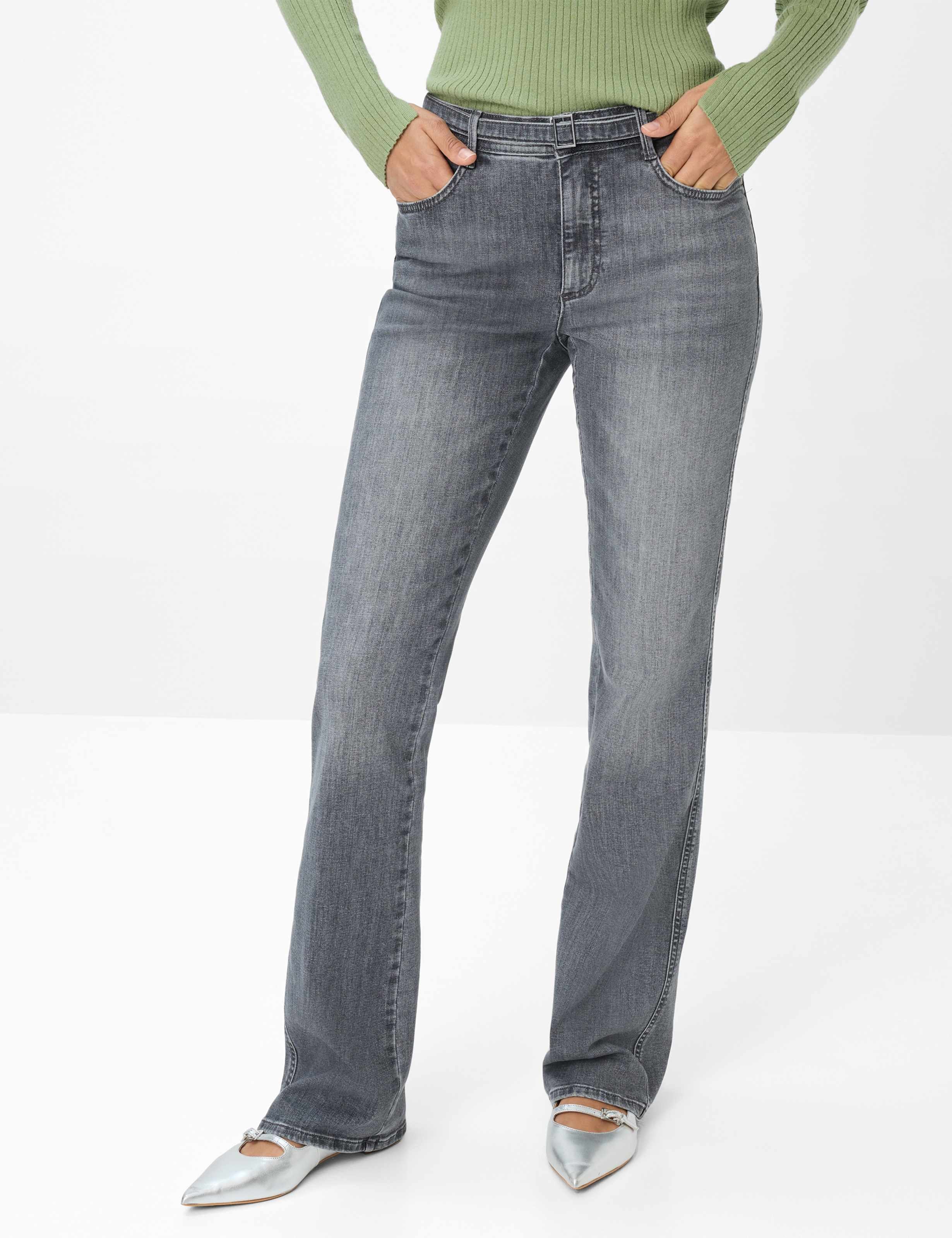 Thumbnail - Brax Damen Boot Style MARY USED LIGHT GREY, denim grau, Gr. 44
