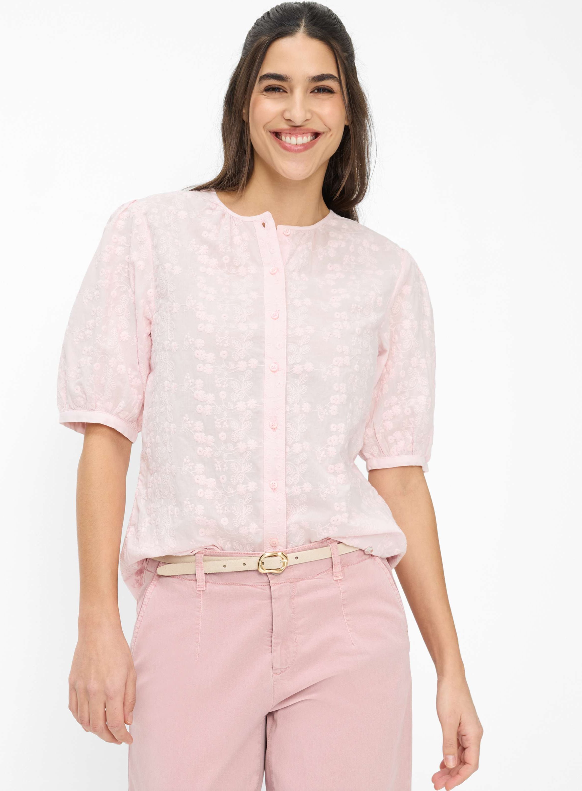 Thumbnail - Brax Damen Bluse Style VEA dusty rose, Rosa, Gr. 38