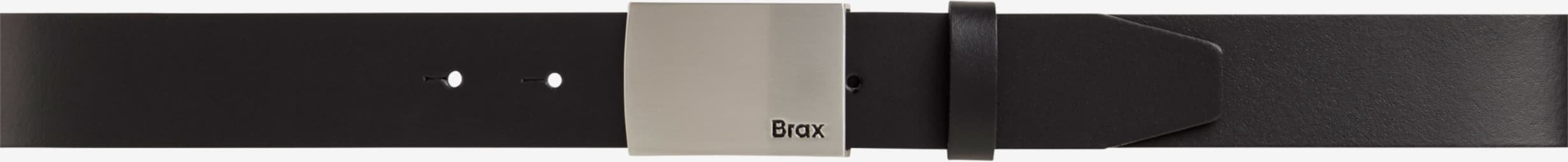 Brax Herren Ledergürtel Style HAKA GÜRTEL black, schwarz, Gr. 85