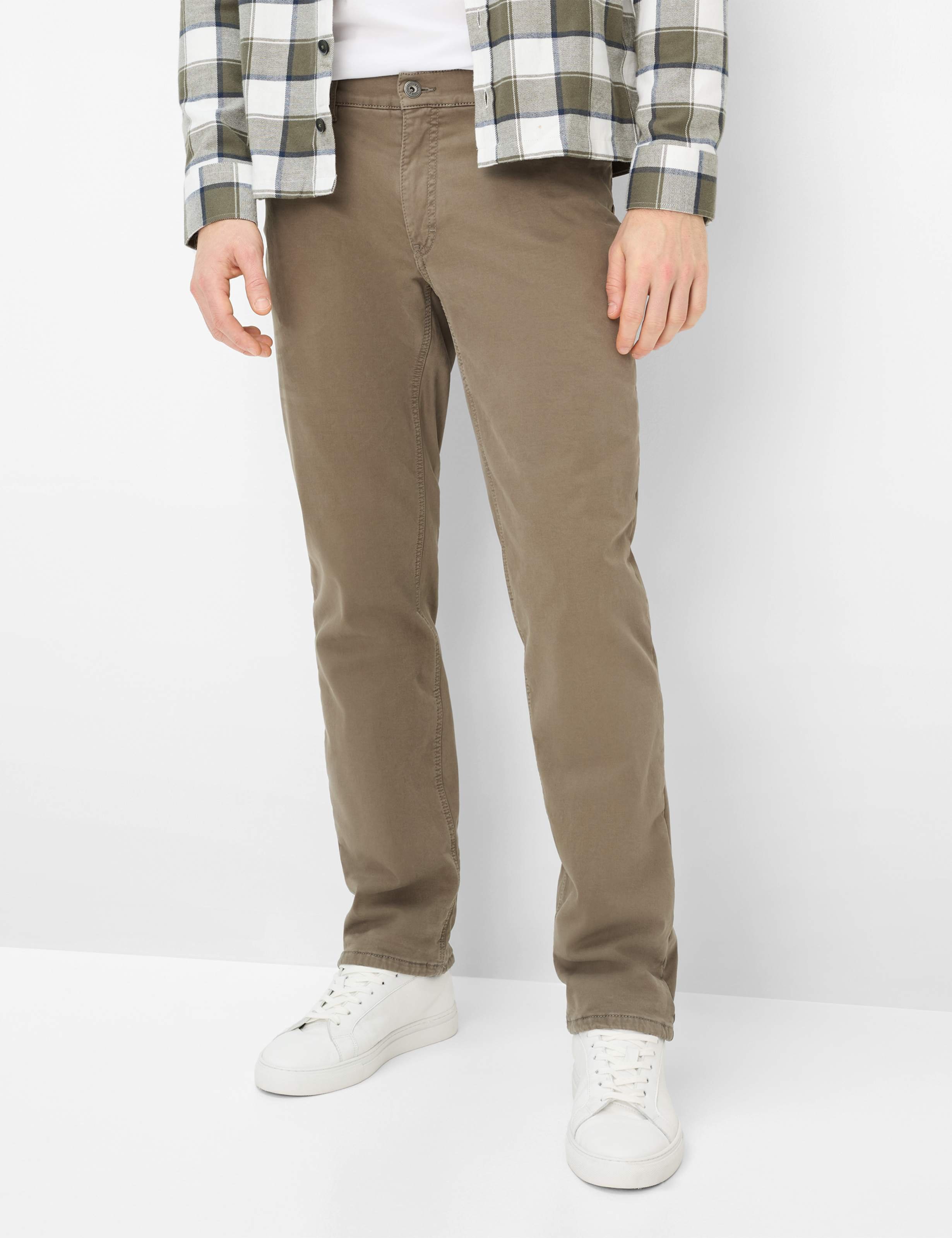 Brax Herren Five-Pocket-Hose Style COOPER TT THYME Grün Oliv, grün - oliv, Gr. 31/30