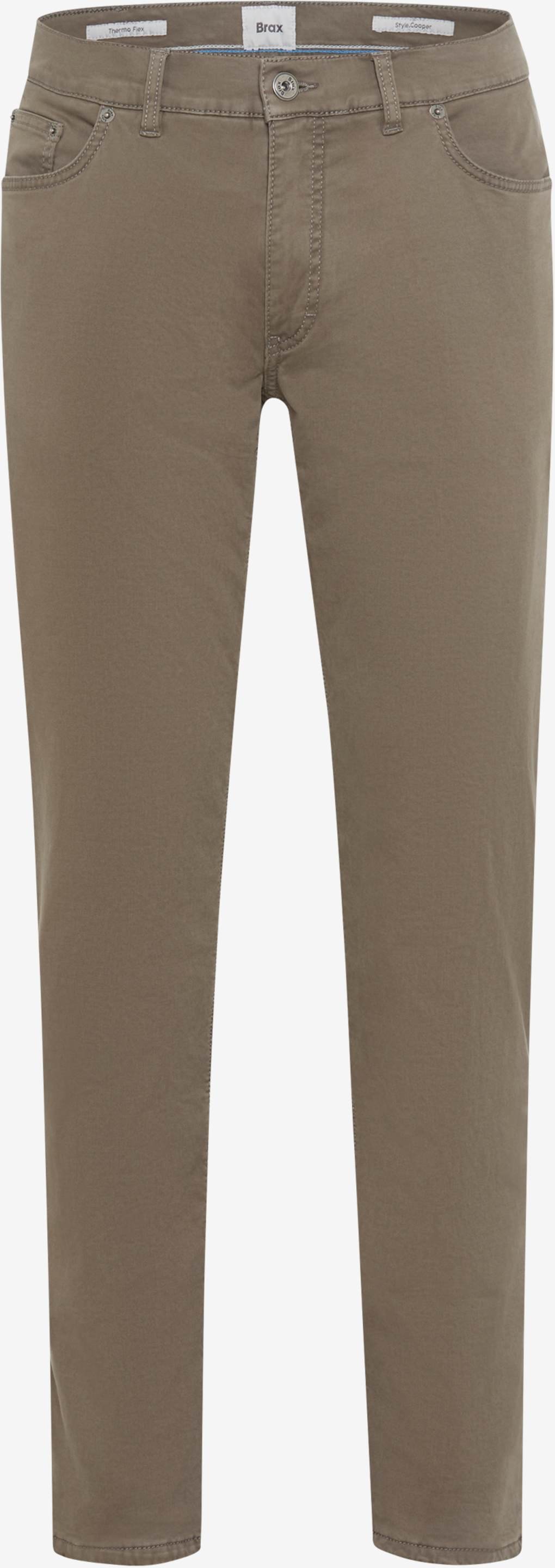 Brax Herren Five-Pocket-Hose Style COOPER TT THYME Grün Oliv, grün - oliv, Gr. 30/30